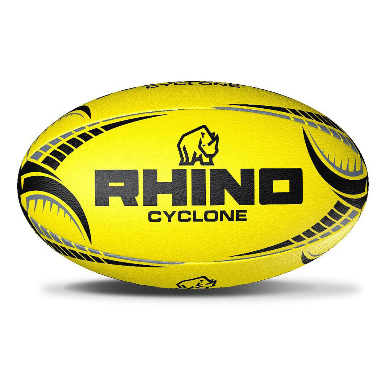 CYCLONE rugby ball (Fluorescent yellow)