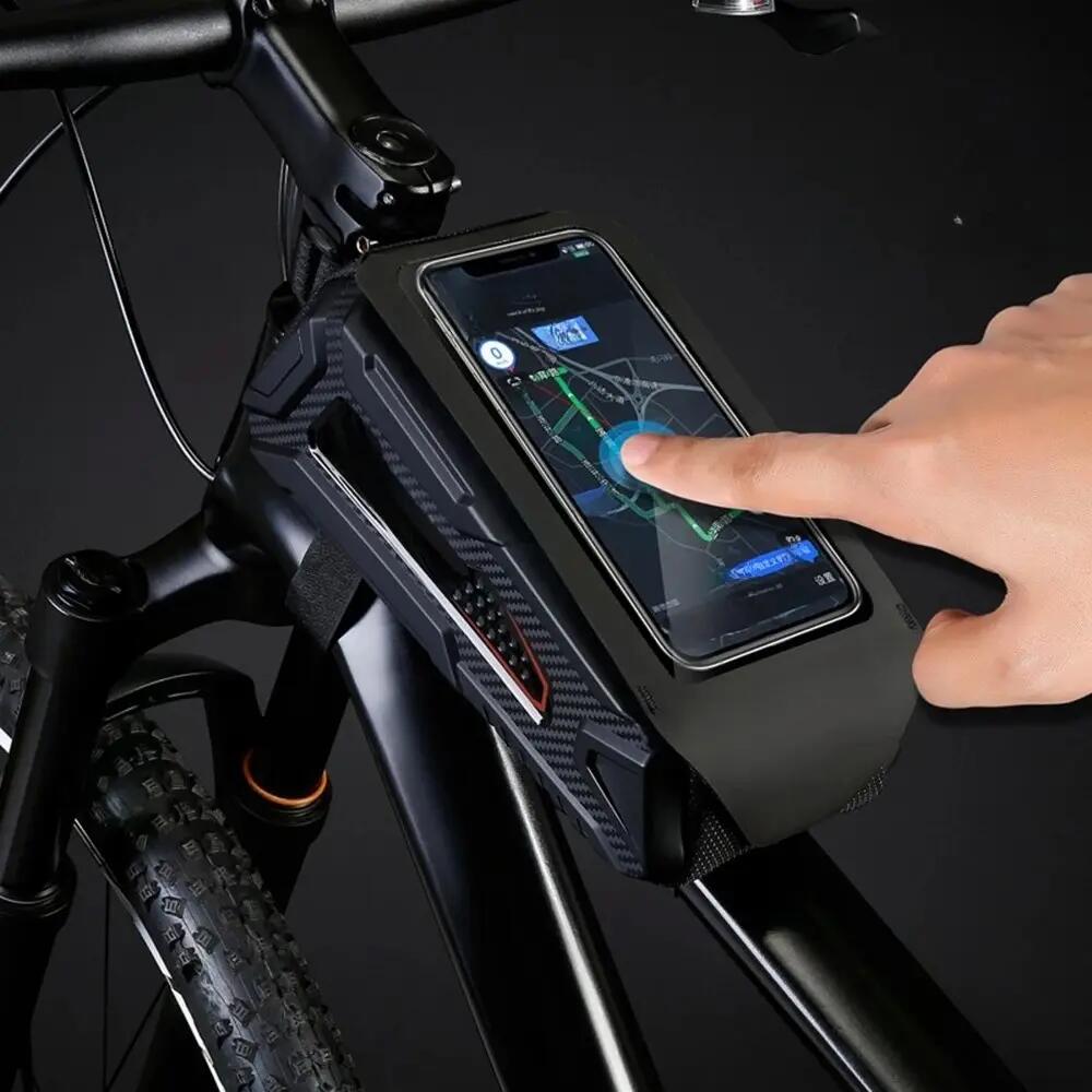 Fietstas voor frame met touchscreen-telefoonhouder WILD MAN 4/6
