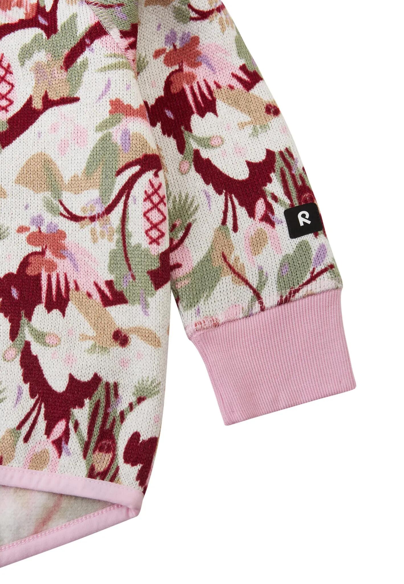Kleinkinder Fleecejacke Ornament Light Heather 5/5