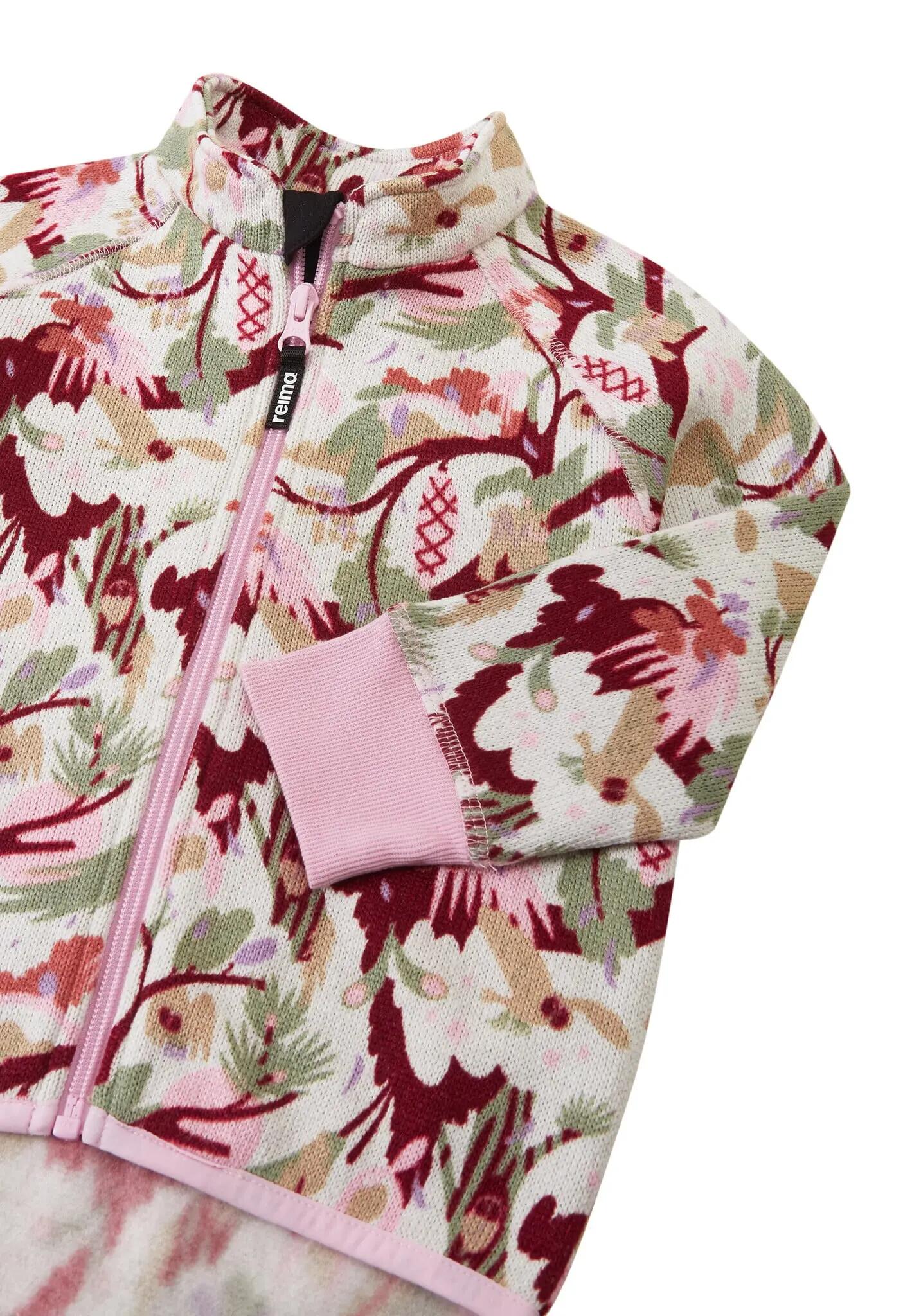 Kleinkinder Fleecejacke Ornament Light Heather 4/5