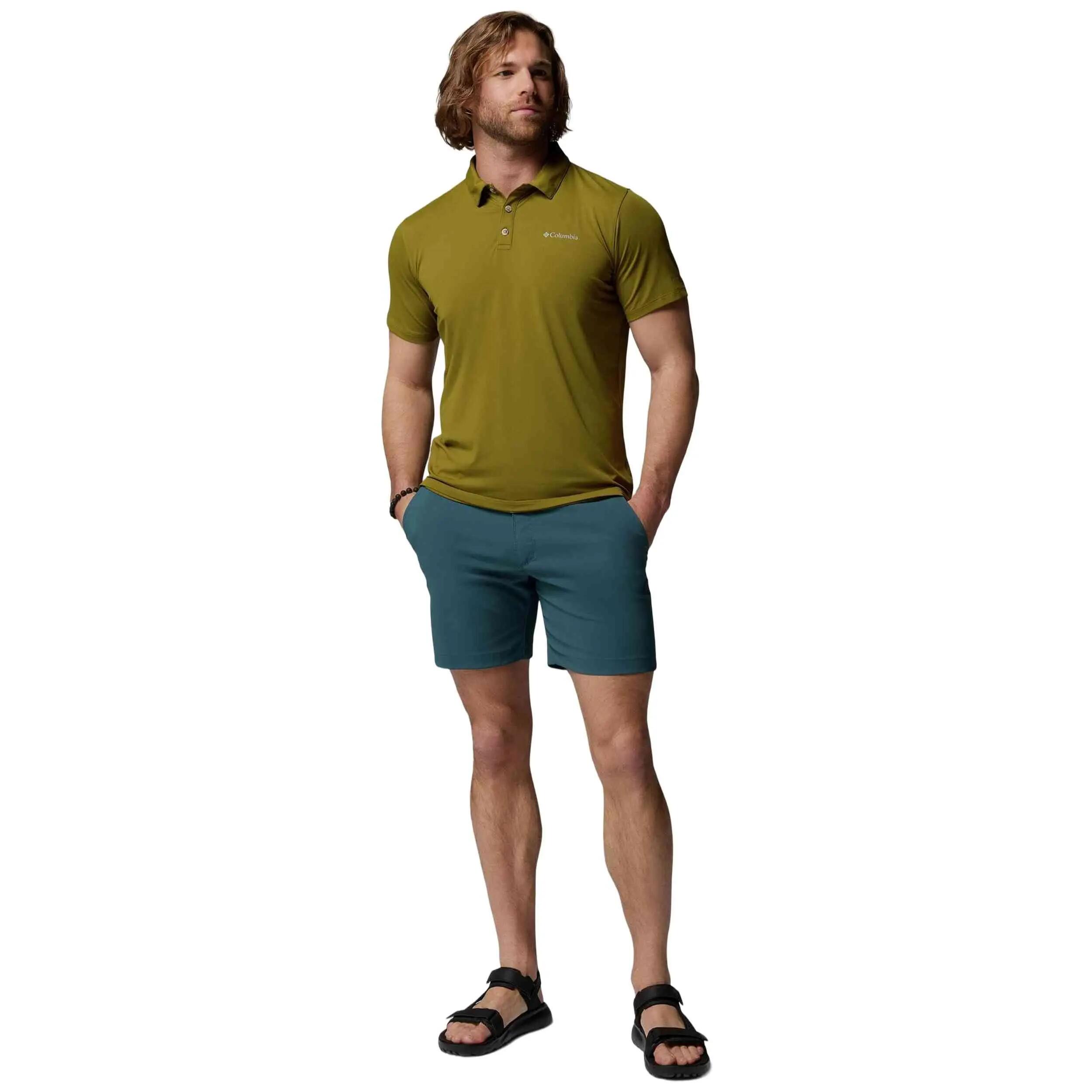 Polo a maniche corte Columbia modello Polo Columbia Tech Trail Utilit per uomini 5/5
