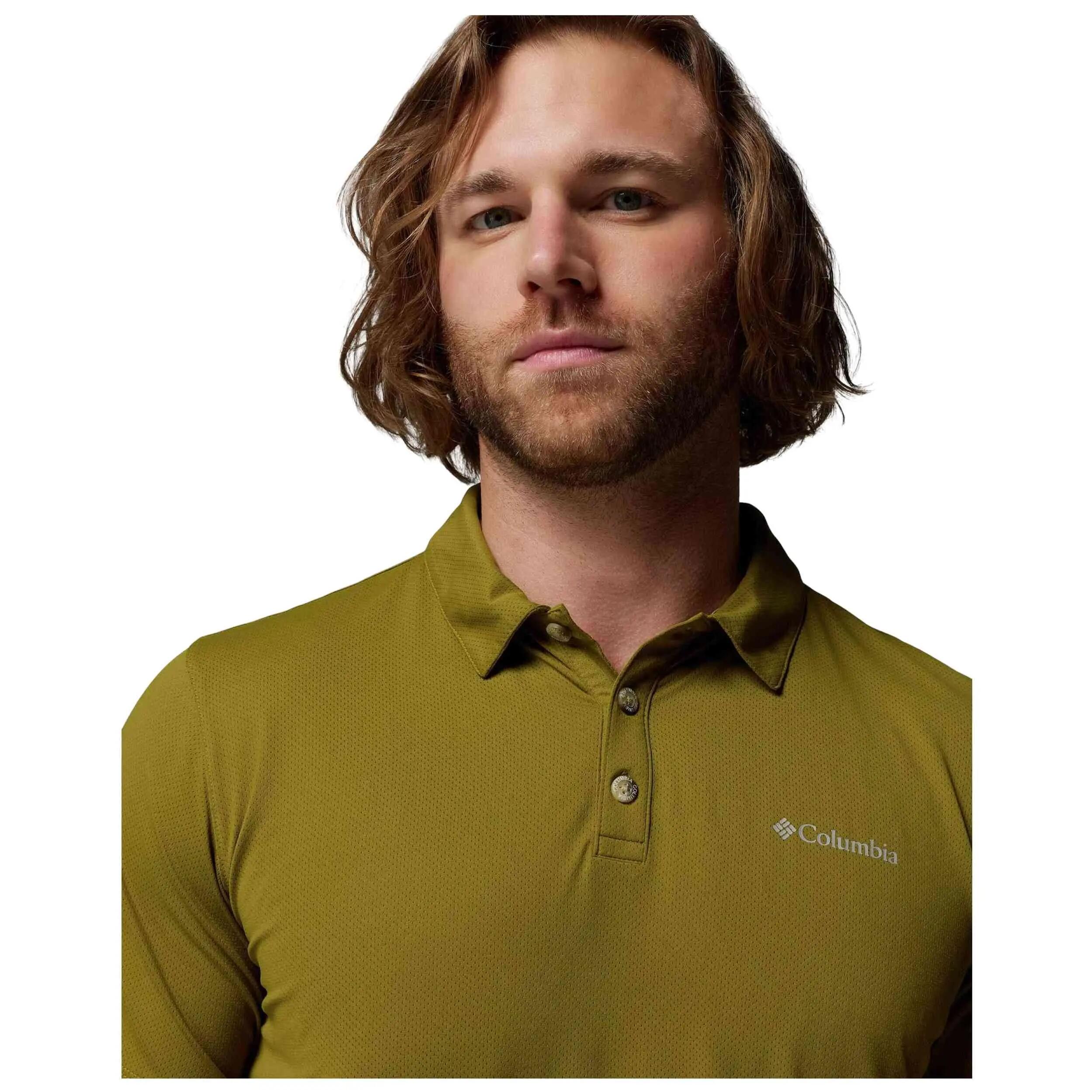 Polo a maniche corte Columbia modello Polo Columbia Tech Trail Utilit per uomini 4/5