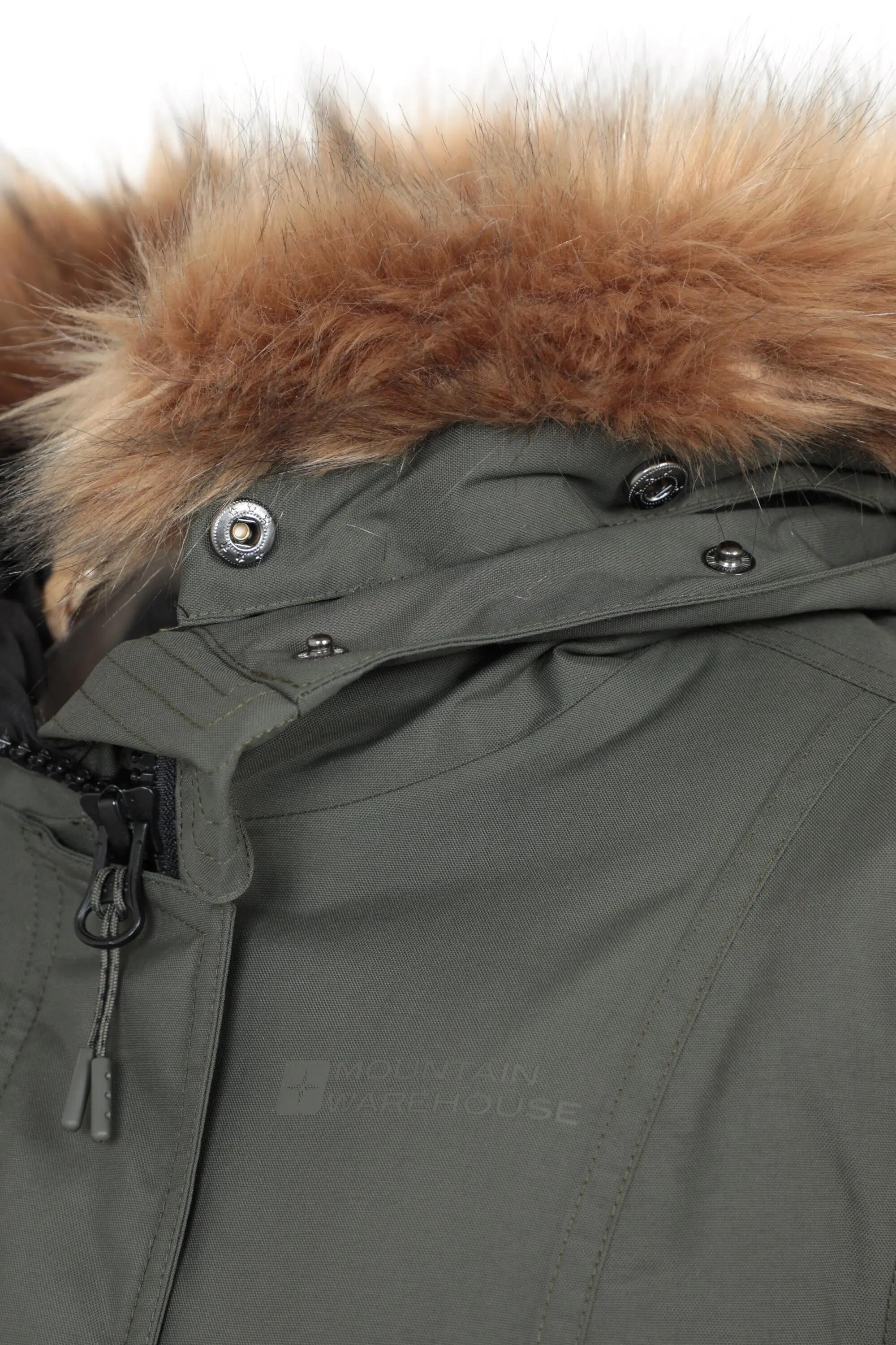 Doudoune en Duvet de Randonnée Femme Longue Imperméable, Aurora Extreme 5/9