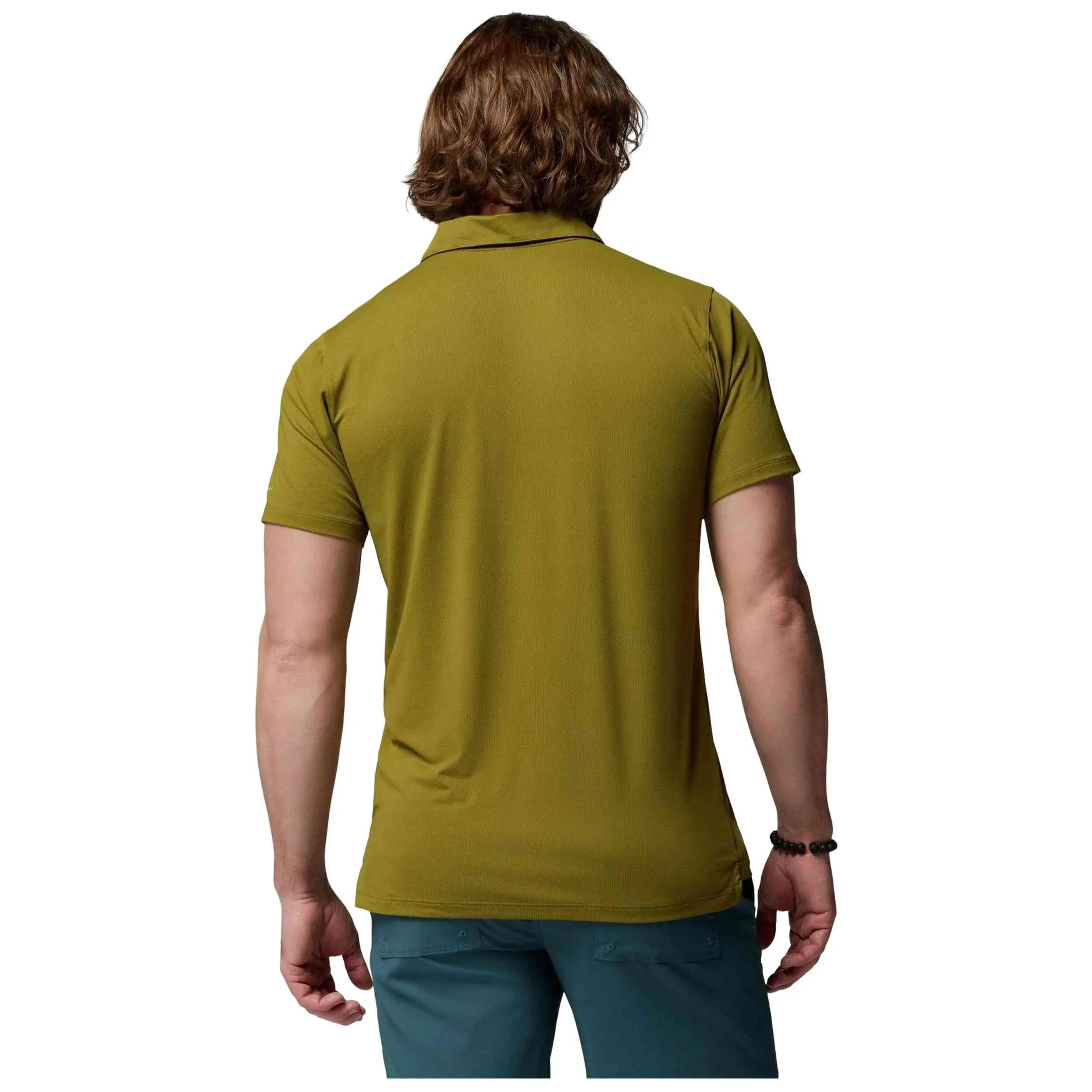 Polo a maniche corte Columbia modello Polo Columbia Tech Trail Utilit per uomini 3/5