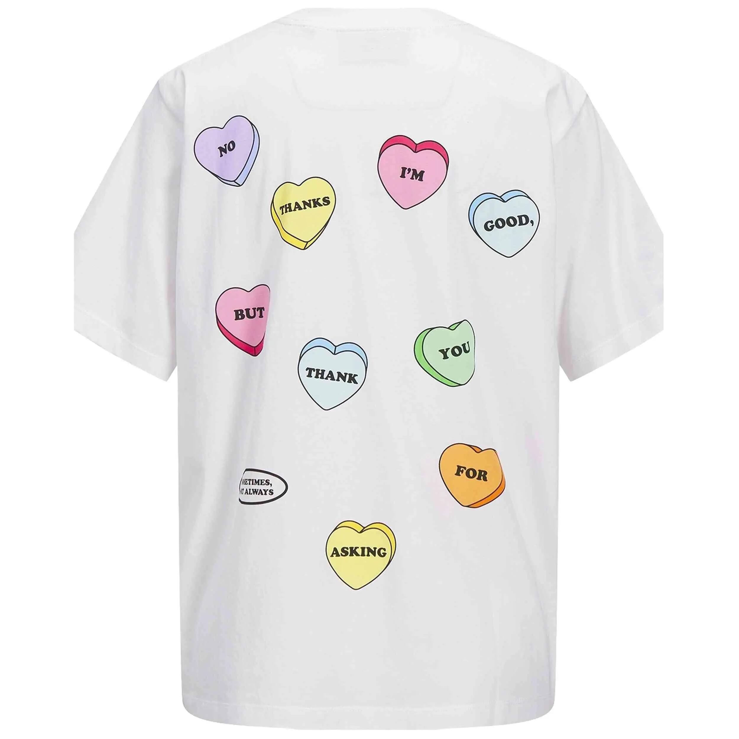 Maglia a maniche corte Jjxx modello Camiseta Jxfriendly Hearts per unisex 2/2