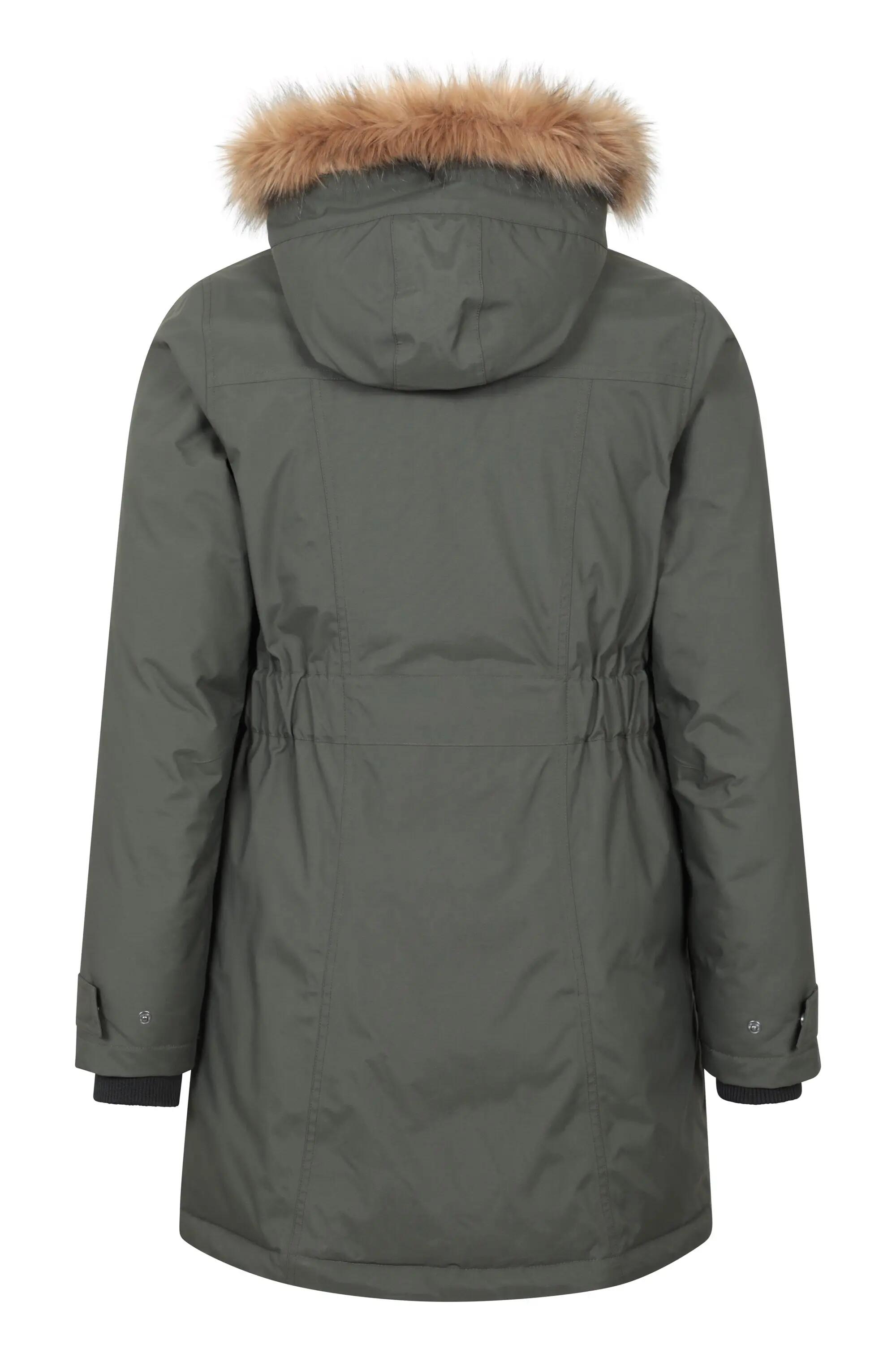 Doudoune en Duvet de Randonnée Femme Longue Imperméable, Aurora Extreme 4/9