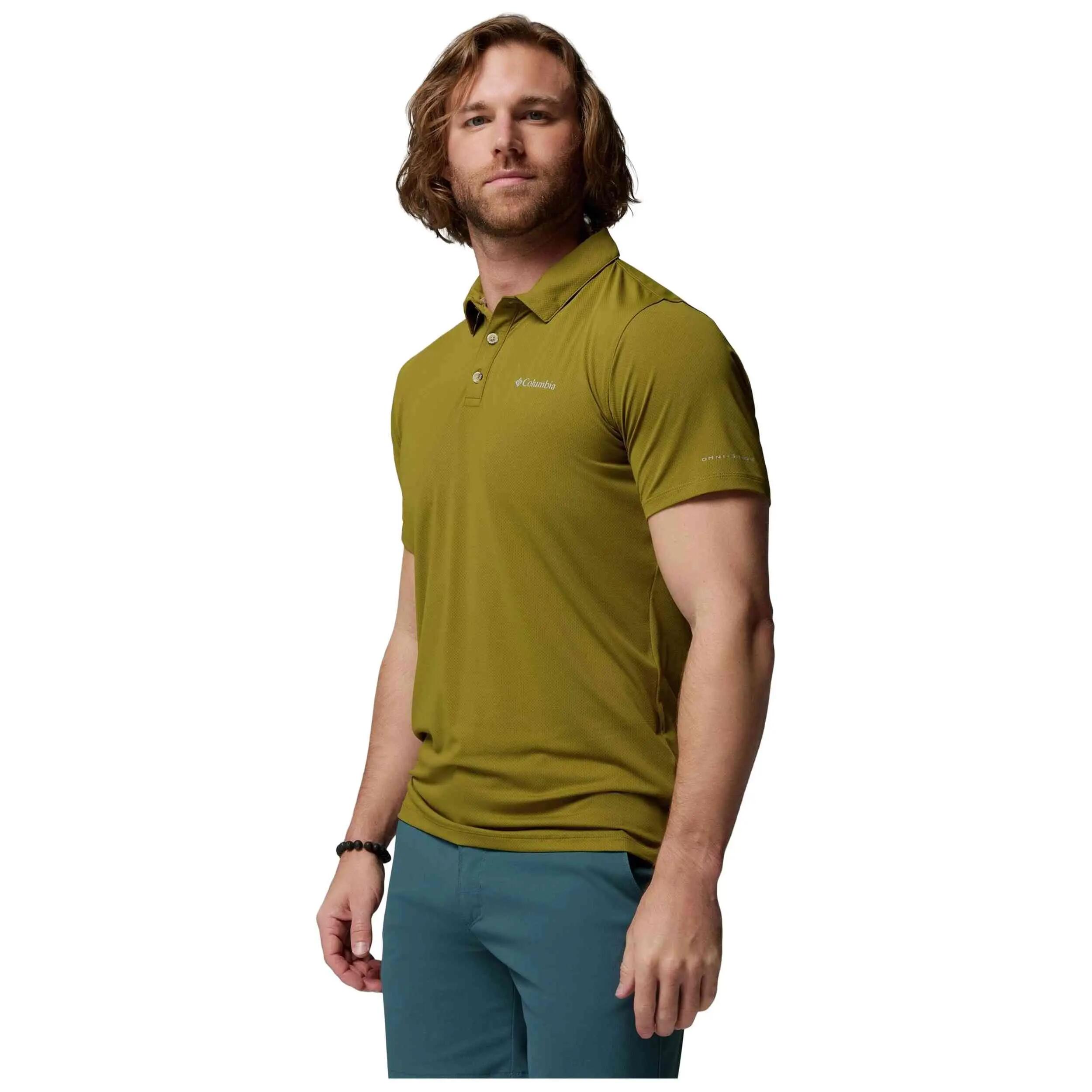Polo a maniche corte Columbia modello Polo Columbia Tech Trail Utilit per uomini 2/5