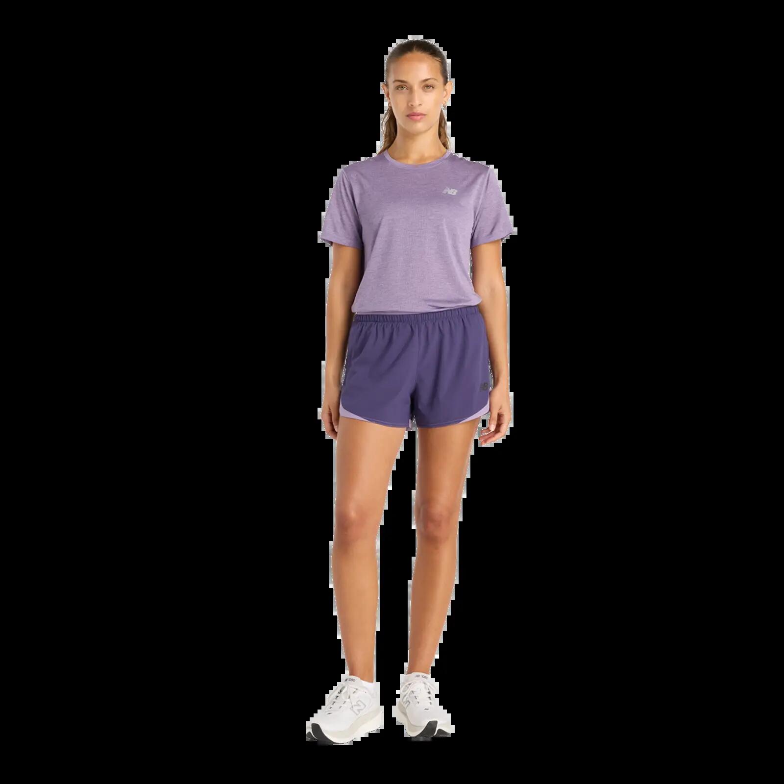 Maglietta fitness unisex 1282, maniche corte, viola 7/7