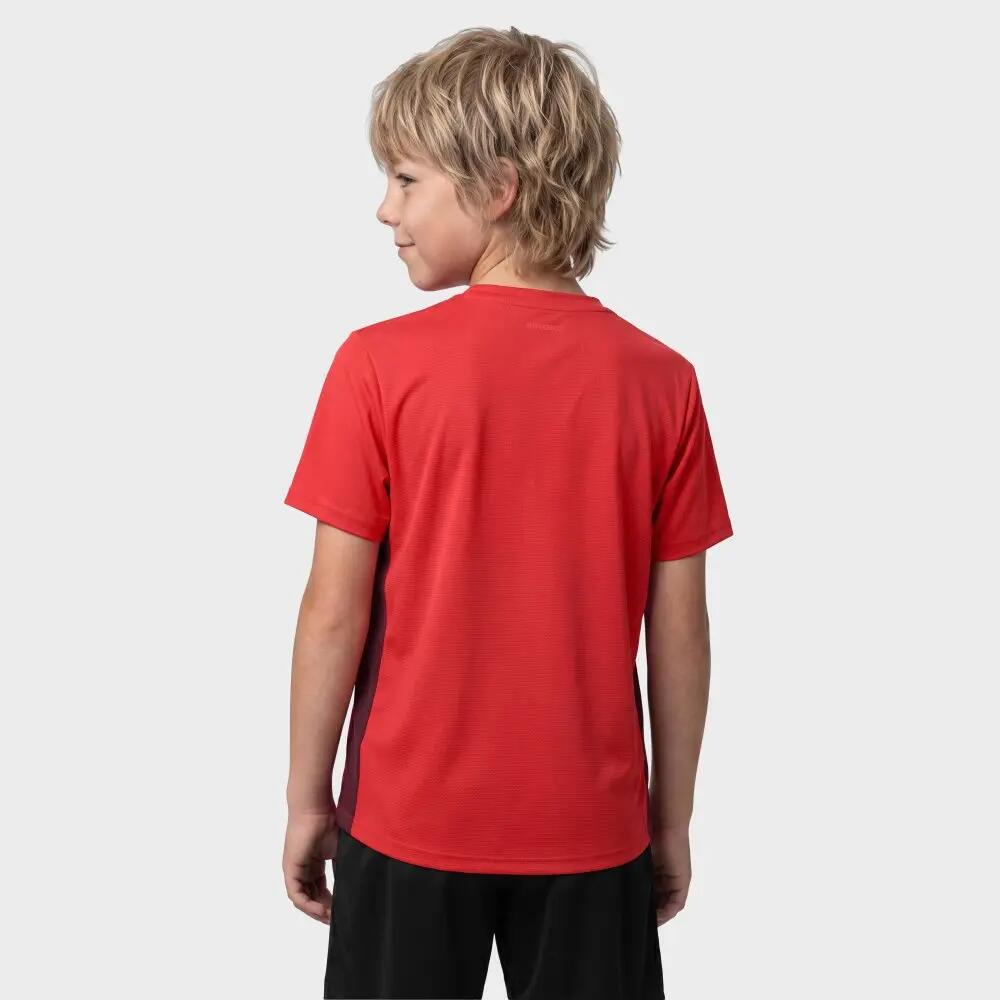 T-shirt desportiva criança Crianças Sports Tee Red/Burgundy K Encarnado 6/6