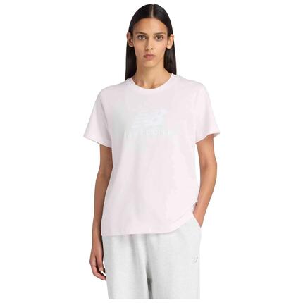 T-shirt met korte mouwen New balance model Camiseta New Balance Jer voor vrouwen