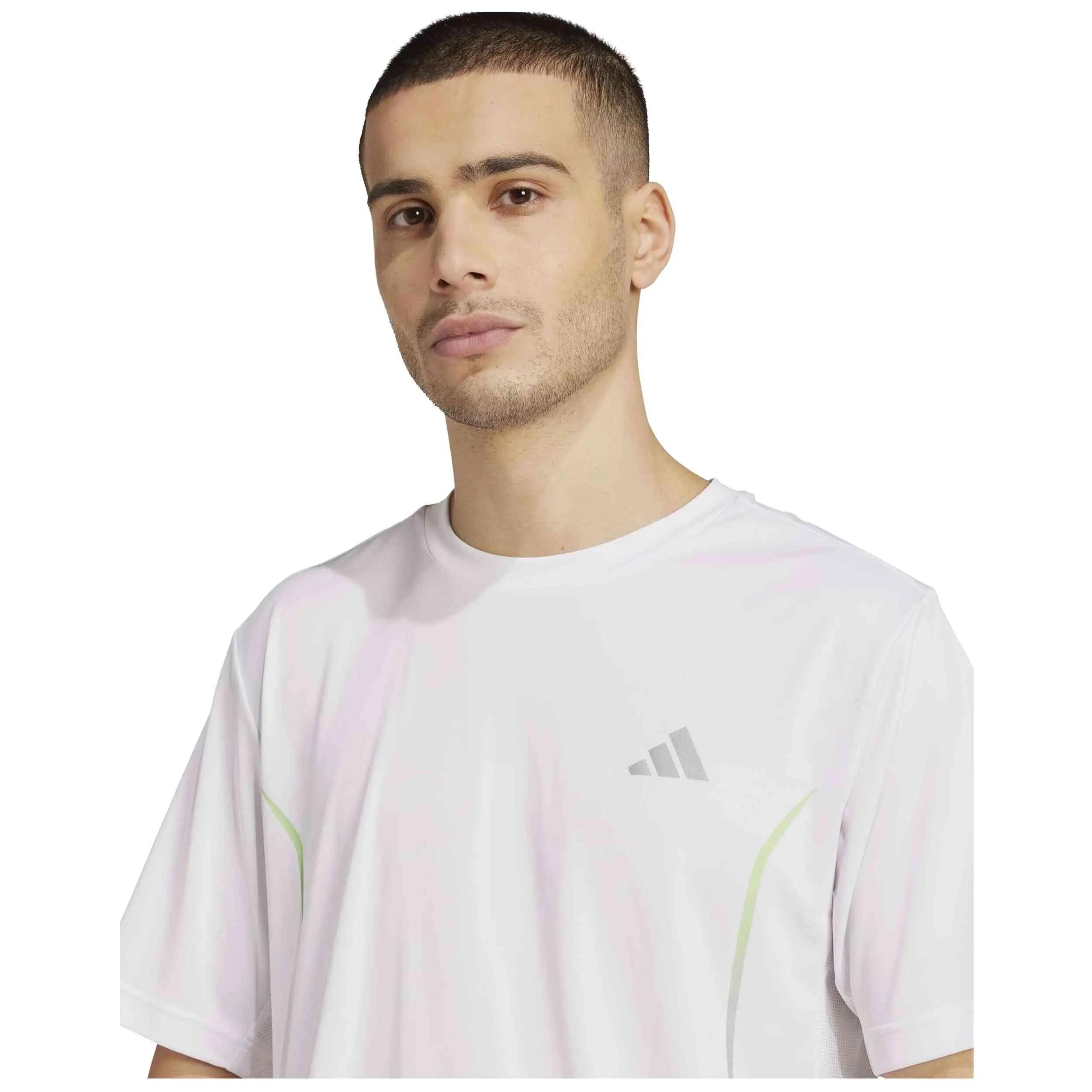T-shirt Adidas modelo Camiseta adidas Tech Apparel manga corta blanco para homem 4/5