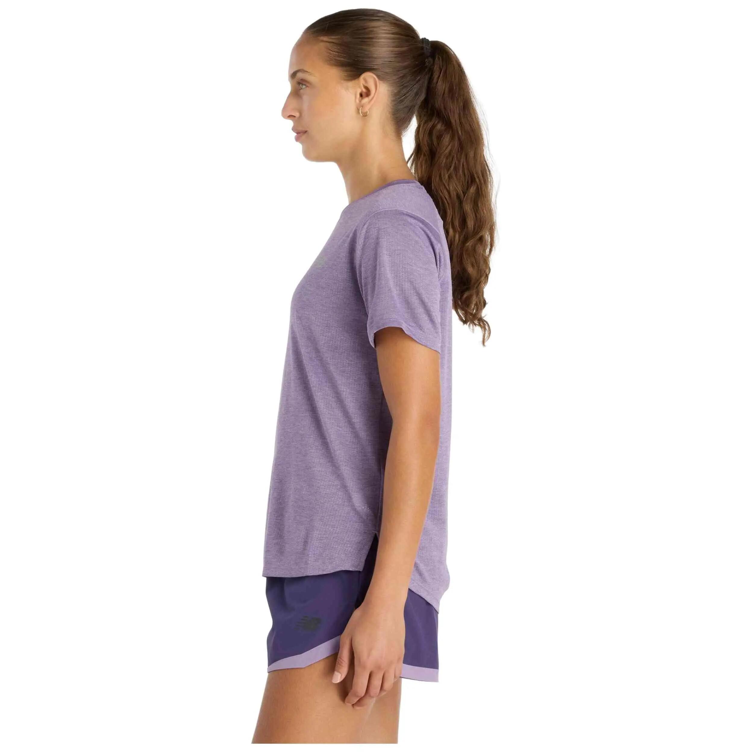 Maglietta fitness unisex 1282, maniche corte, viola 3/7