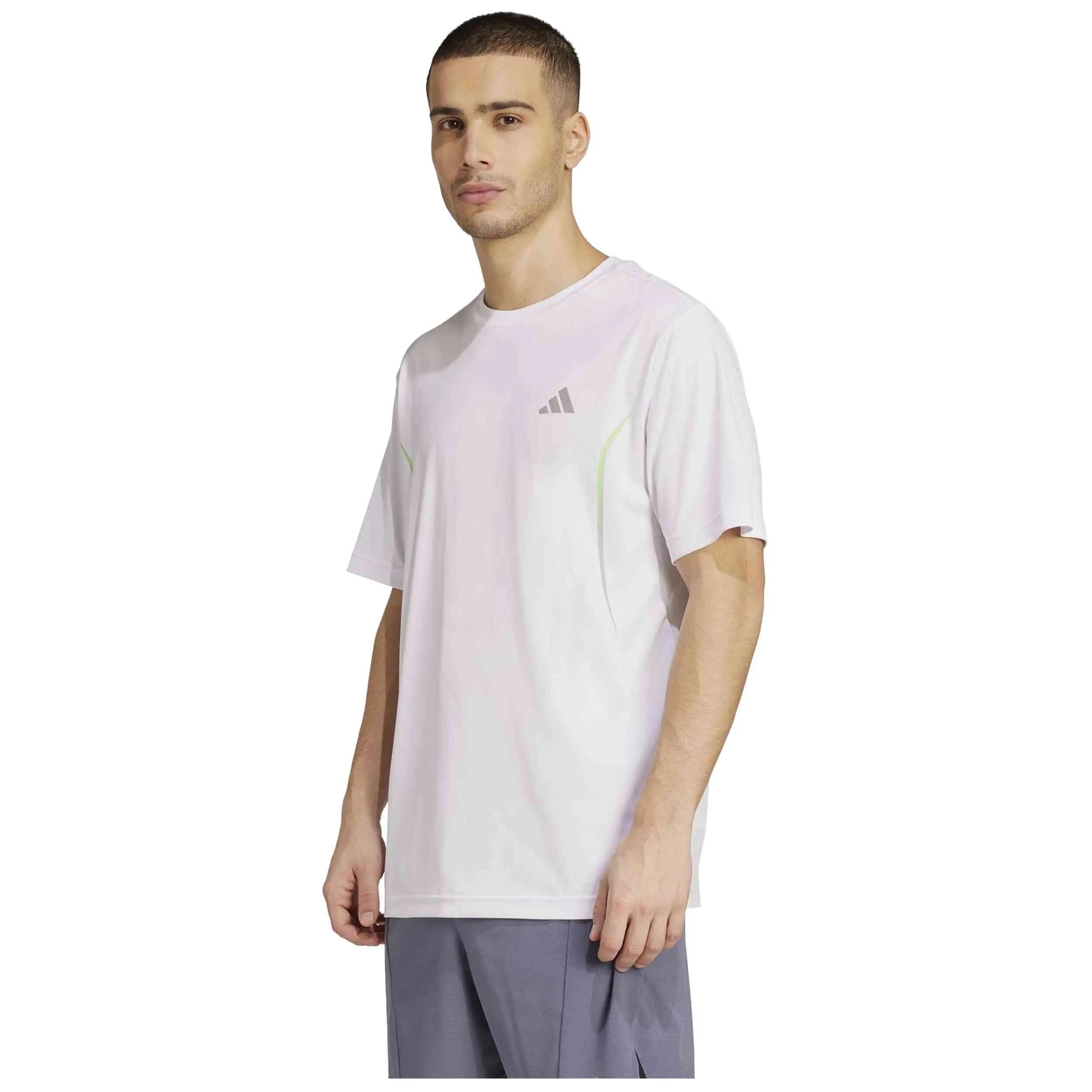T-shirt Adidas modelo Camiseta adidas Tech Apparel manga corta blanco para homem 2/5