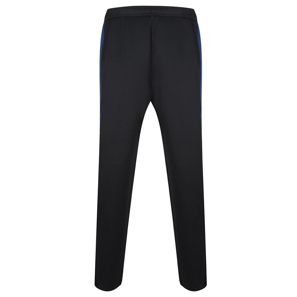 Mens Knitted Tracksuit Pants (Navy/Royal) 2/3