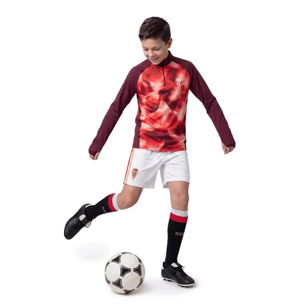 Sudadera fútbol media cremallera Niño Niños y Niñas RSG Prematch Halfzip Pla 3/7