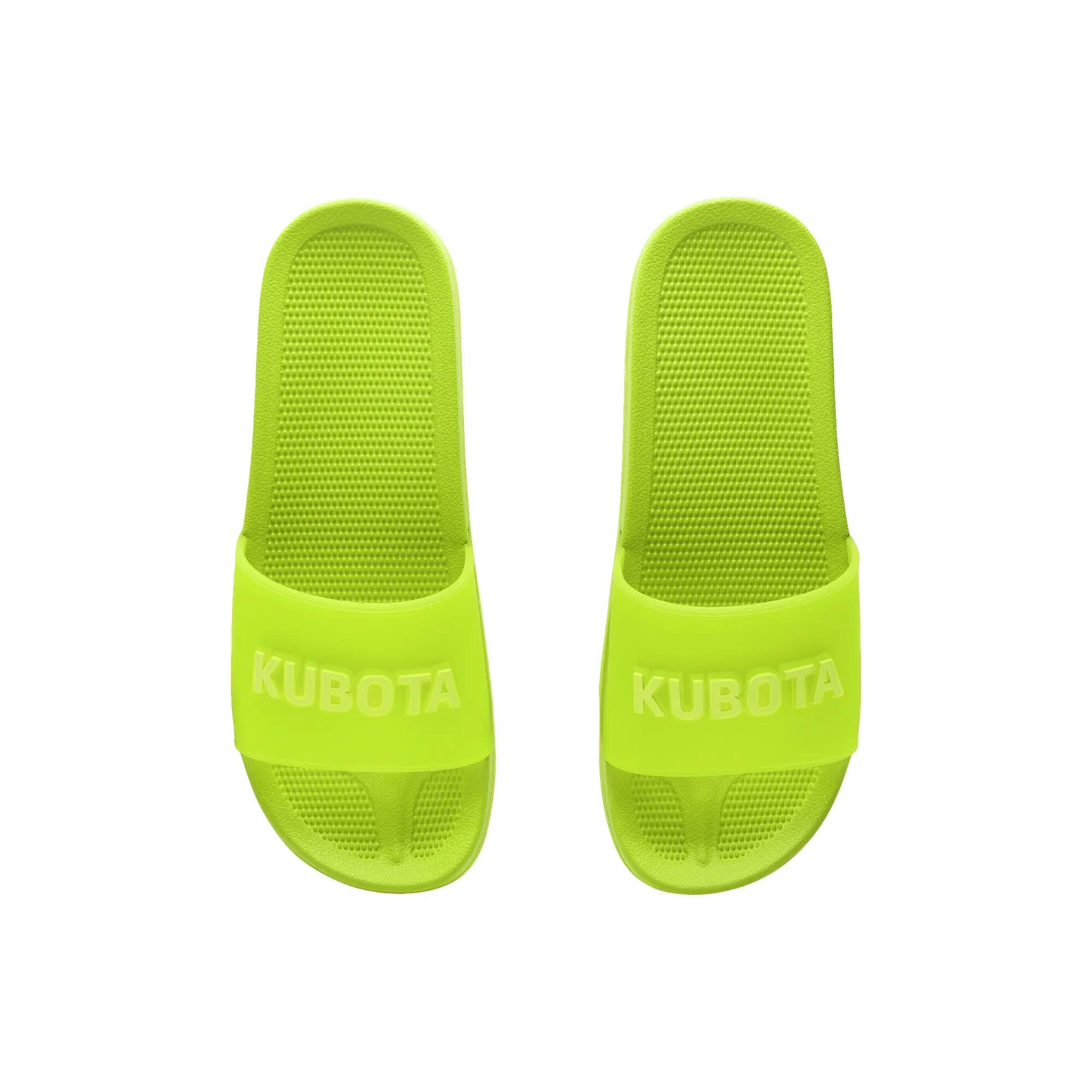 Męskie Klapki Kubota Basenowe Gel Limonkowe 45 2/7