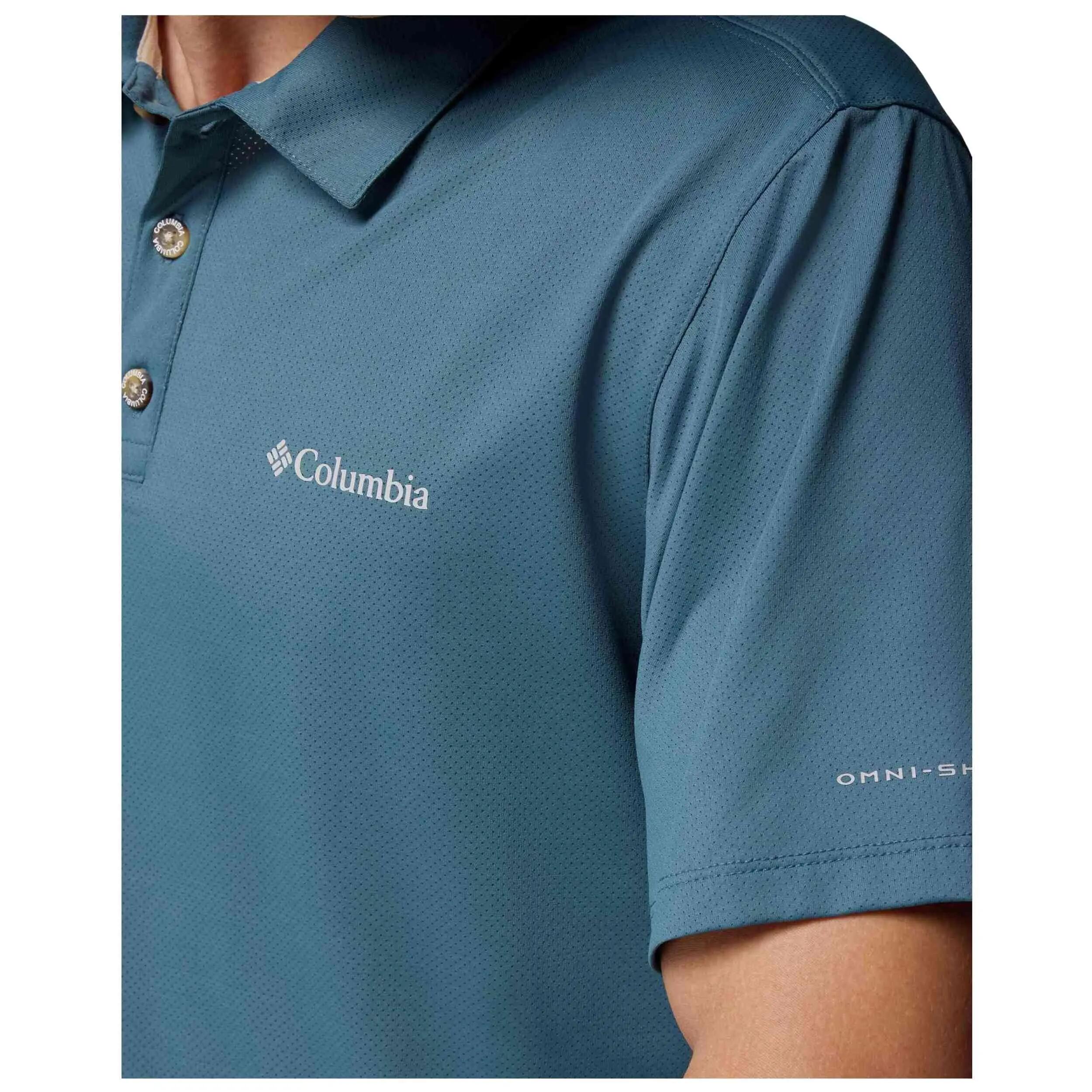 Polo a maniche corte Columbia modello Polo Columbia Tech Trail Utilit per uomini 5/5
