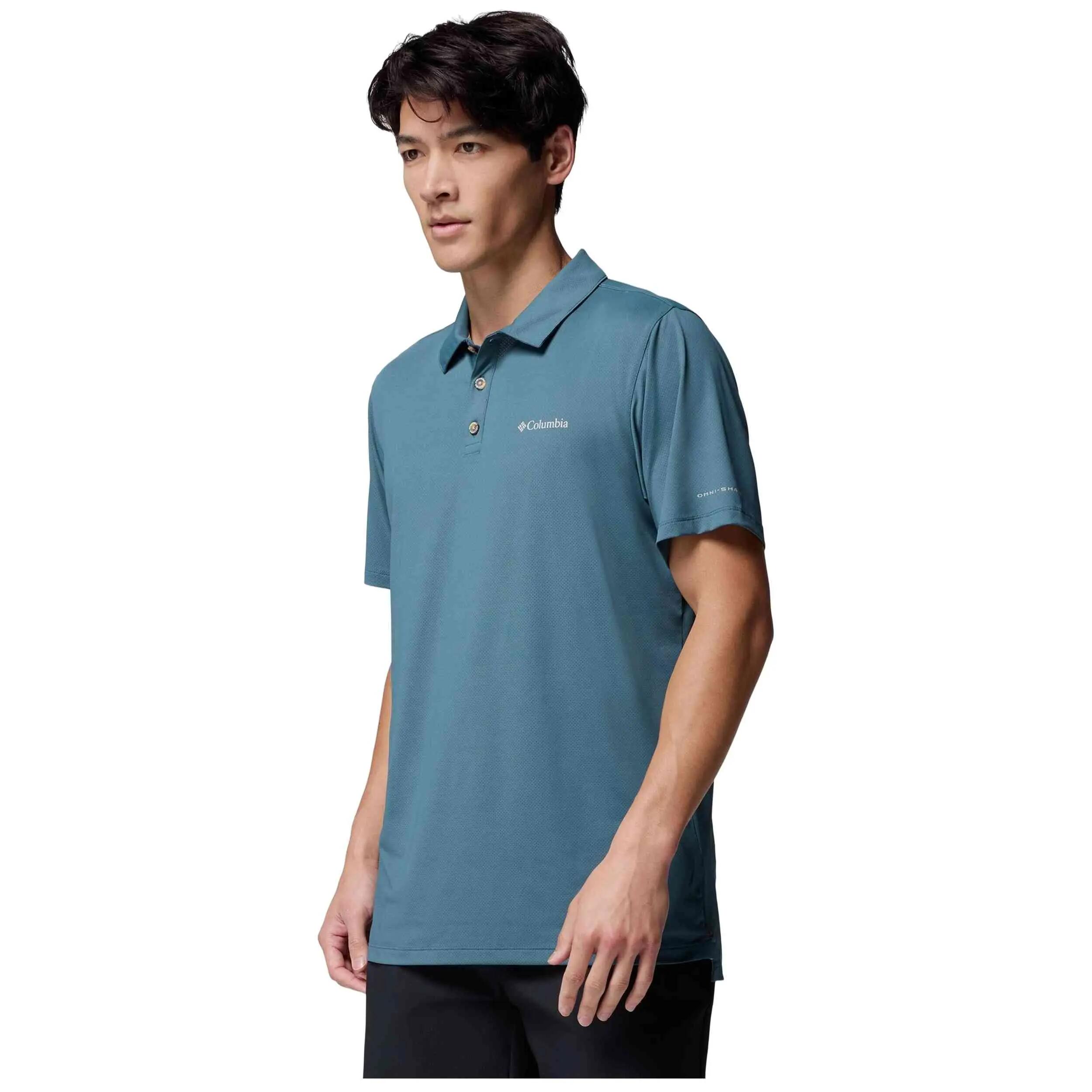Polo a maniche corte Columbia modello Polo Columbia Tech Trail Utilit per uomini 2/5