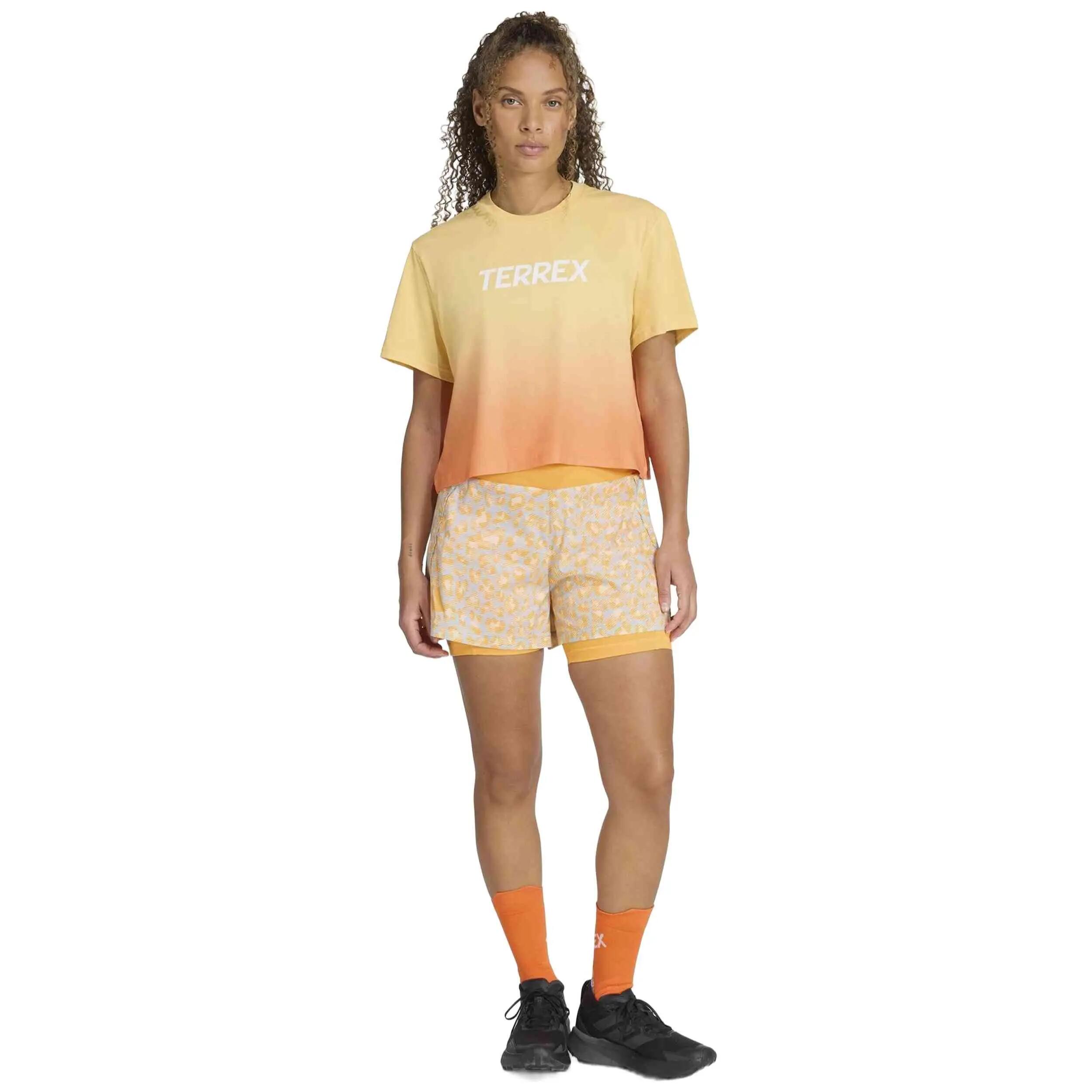 T-shirt Adidas modelo Camiseta adidas Terrex manga corta naranja amar para homem 3/5