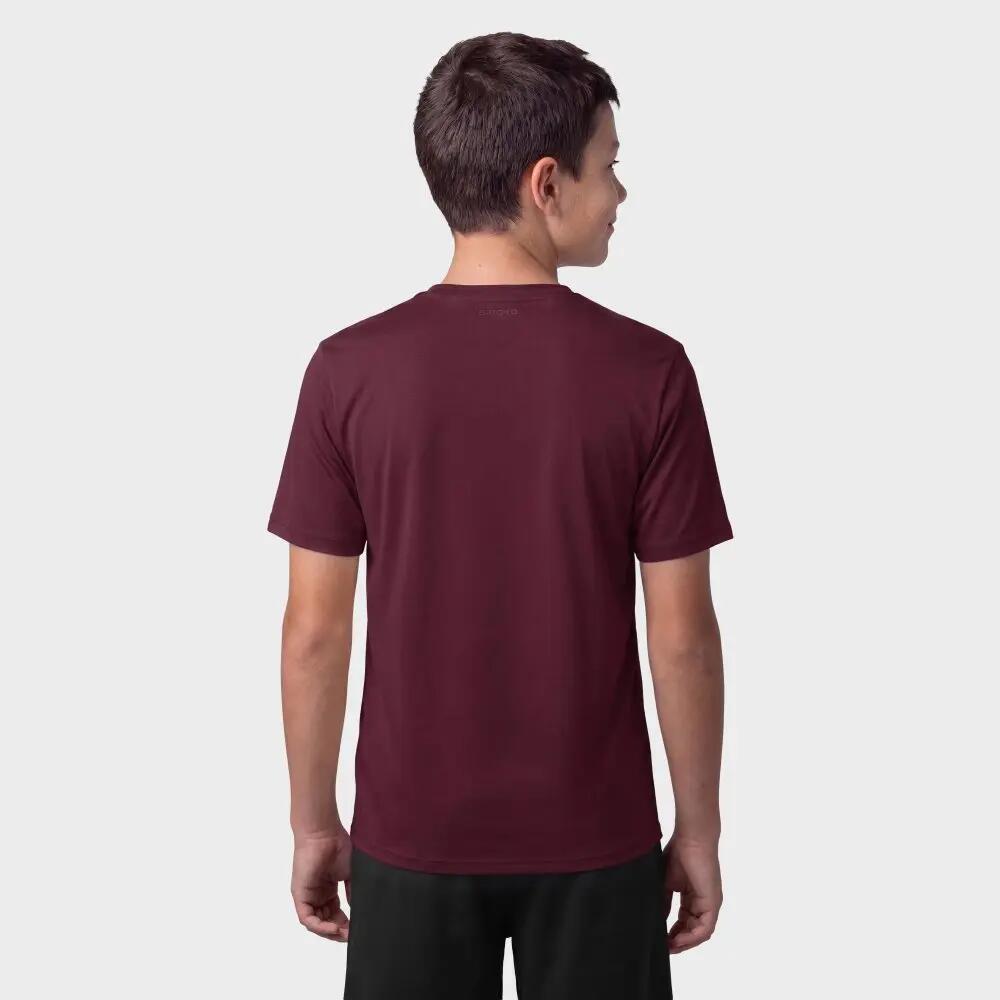 Camiseta manga corta Niño Hombre y Mujer Cotton Tee Burgundy K Burdeos 6/6