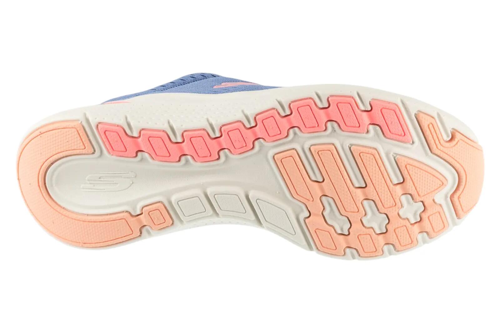 Skechers Arch Fit 2.0 Big League Blauw/Roze 4/4