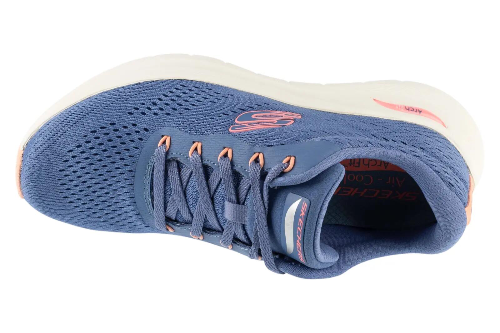 Skechers Arch Fit 2.0 Big League Blauw/Roze 3/4