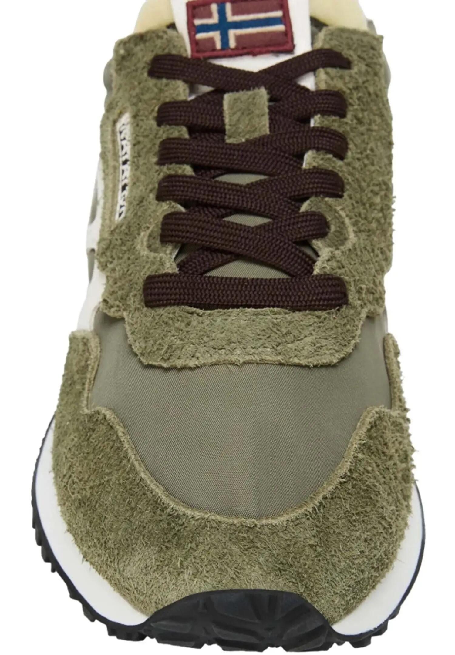 Napapijri Herren Element Suede Sneaker Wildleder Olive Night 6/6