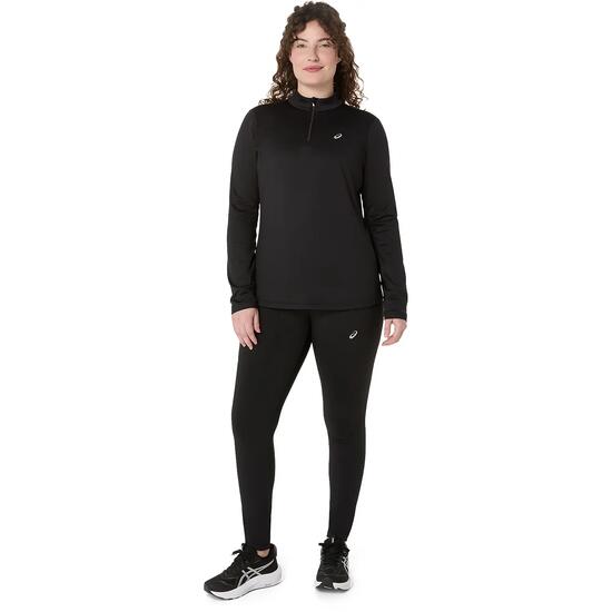 Damen T-Shirt ASICS CORE LS 1/2 ZIP WINTER TOP