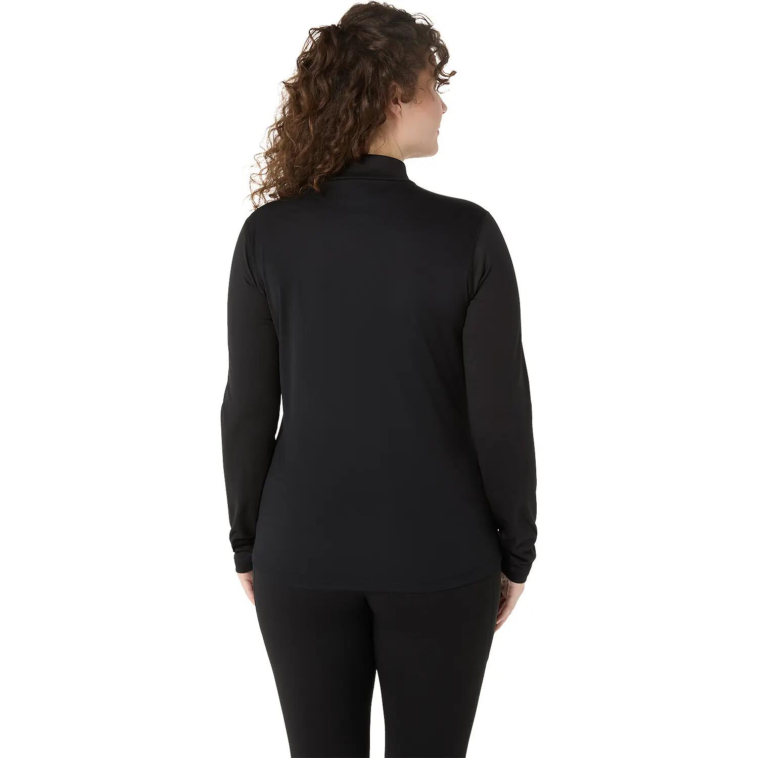Damen T-Shirt ASICS CORE LS 1/2 ZIP WINTER TOP 2/4