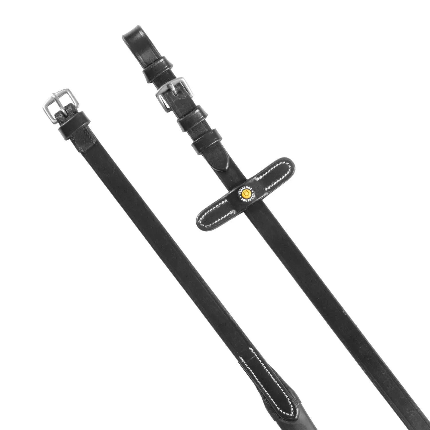 Rênes magna en cuir avec grip en caoutchouc 2/6