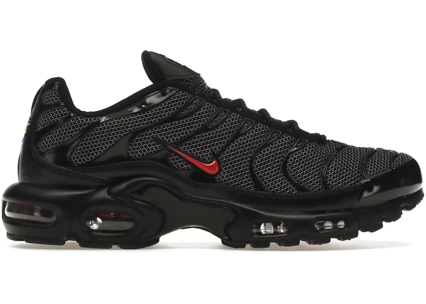 Nike Air Max Plus Metal Mesh Black Red 1/3