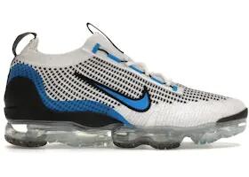 Nike Air VaporMax 2021 Flyknit White Black Photo Blue 3/3
