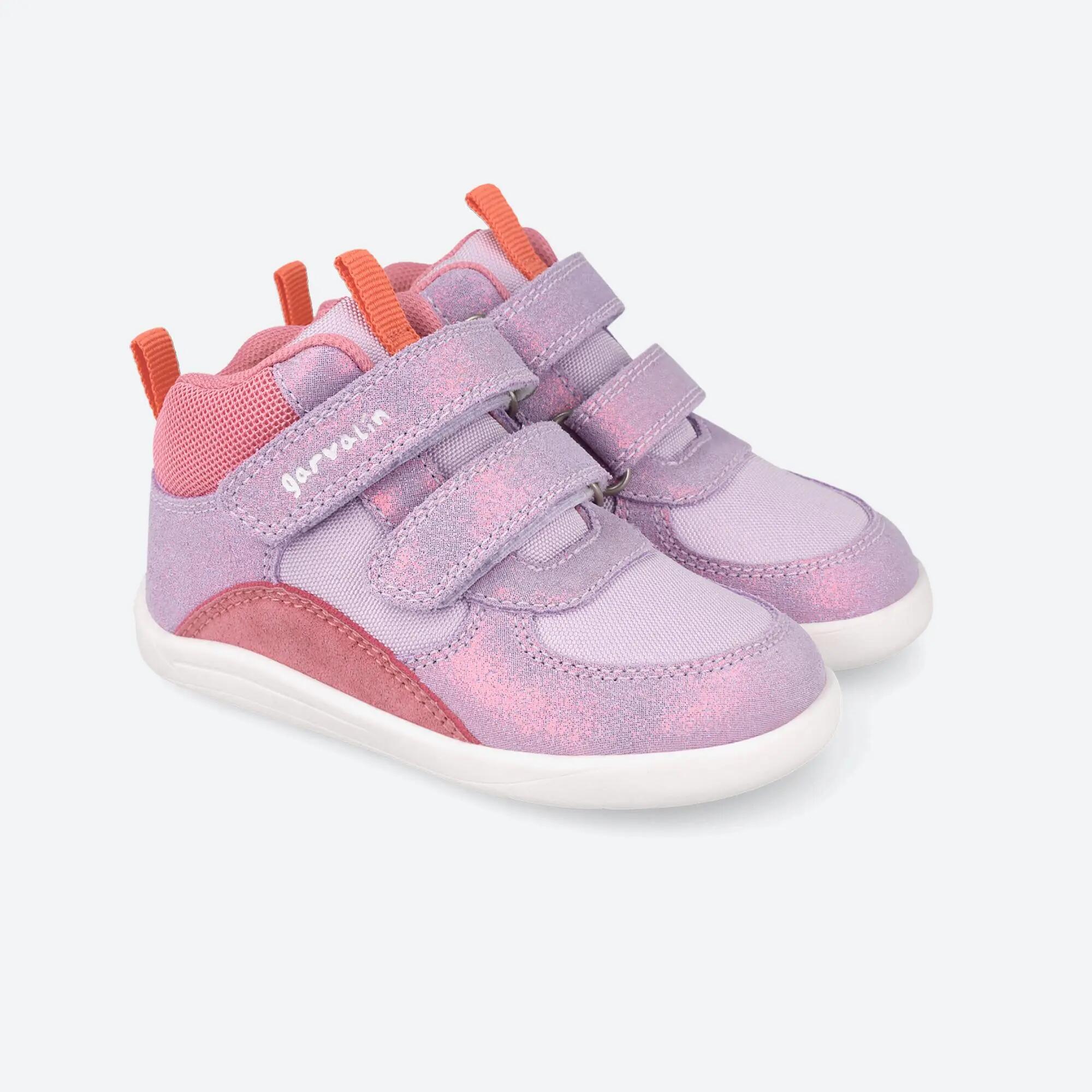 Botins barefoot  Infantis Garvalín 261327C Lila Fecho Adesivo 2/6
