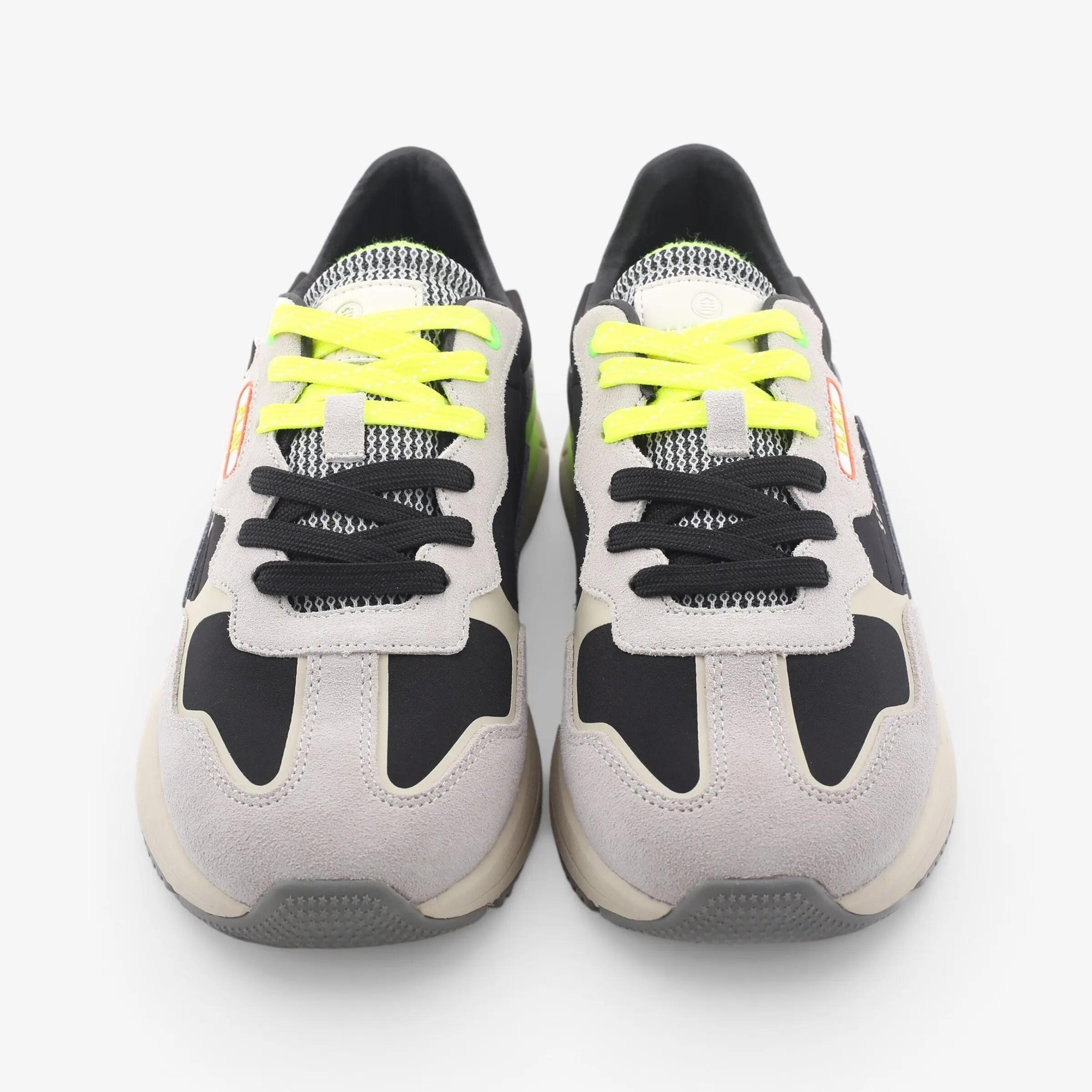 Zwarte Genève sneakers 3/4