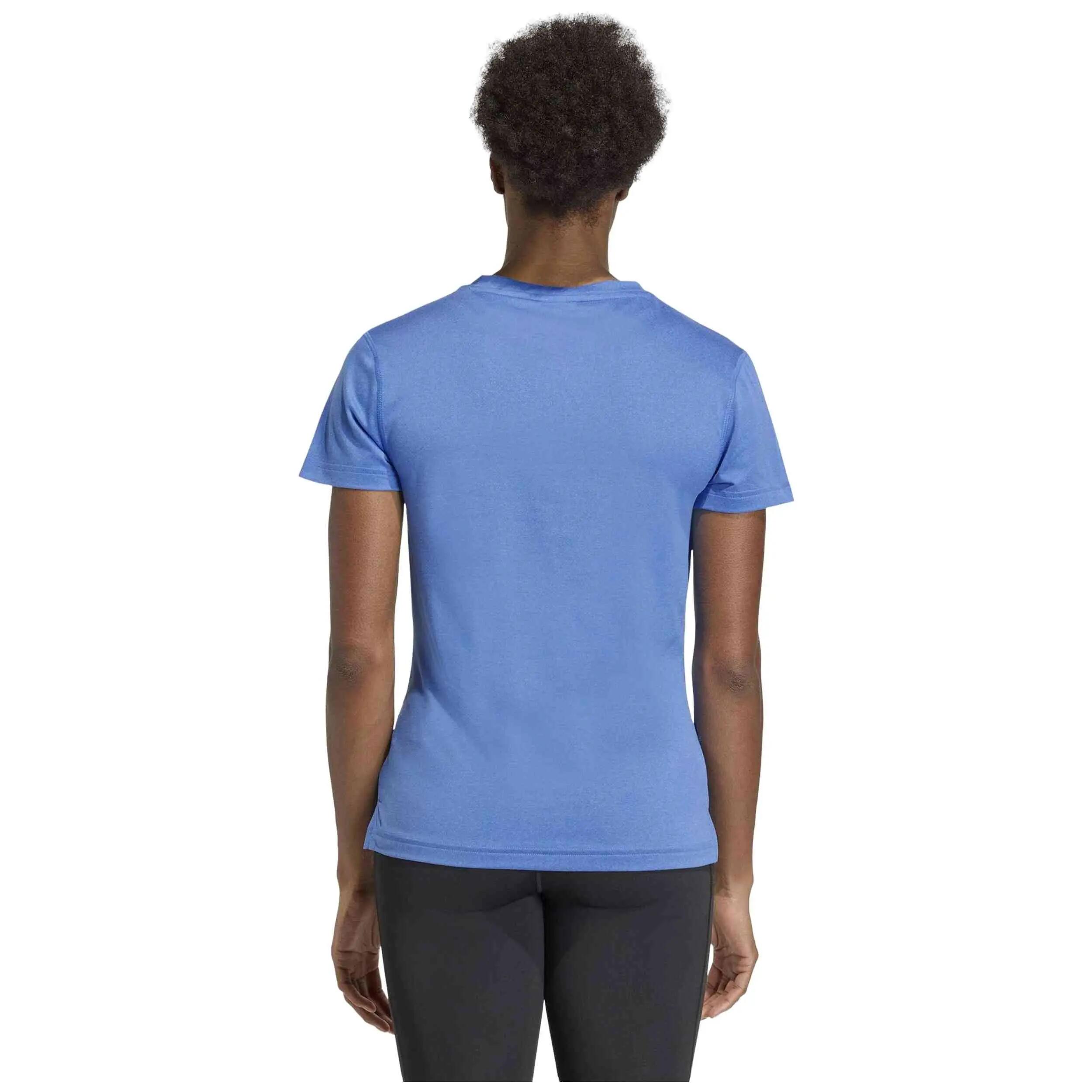 T-shirt Adidas modelo Camiseta adidas Essentials manga corta azul para mulheres 3/5