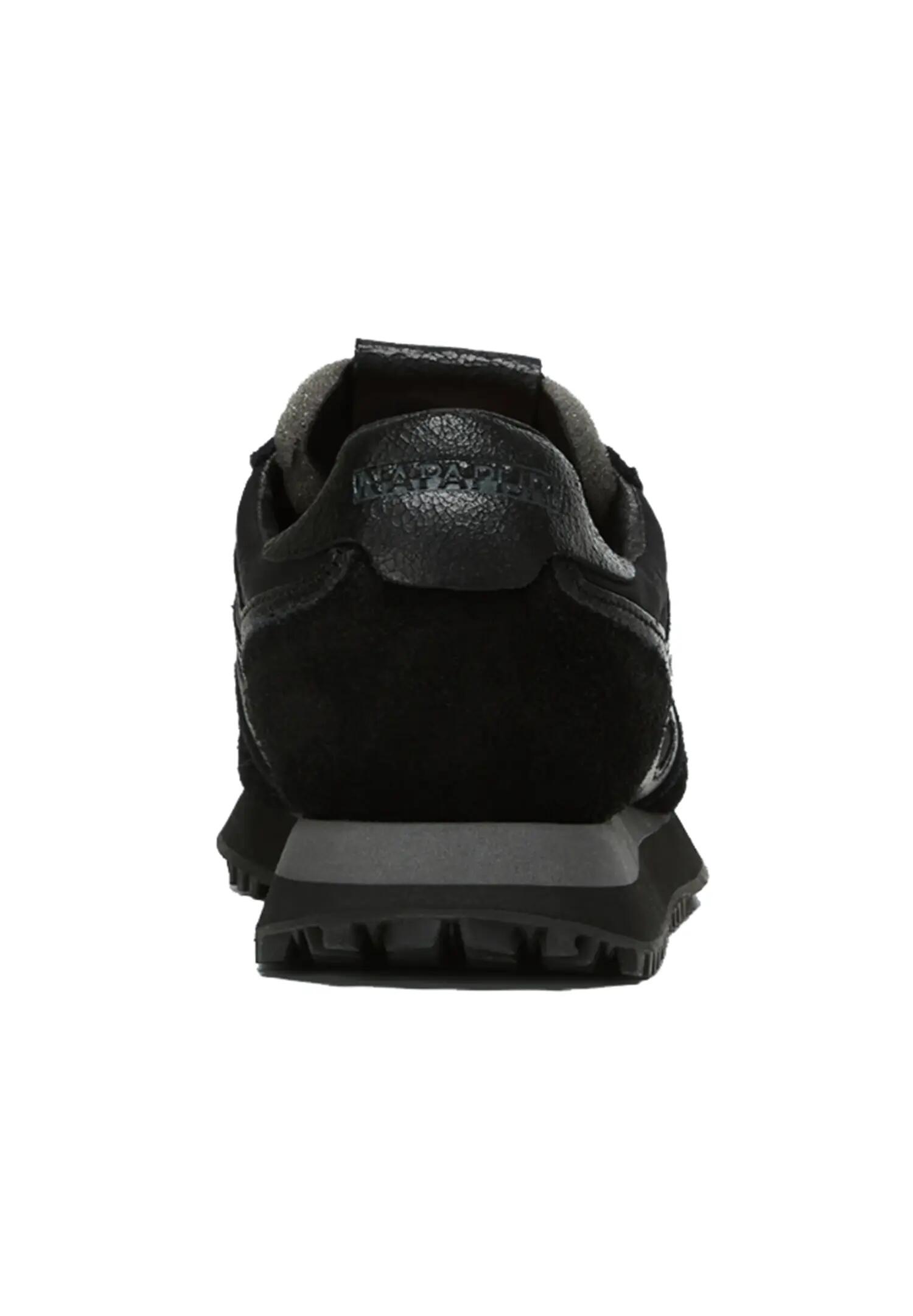 Napapijri Herren Element Suede Sneaker Wildleder Schwarz 6/6