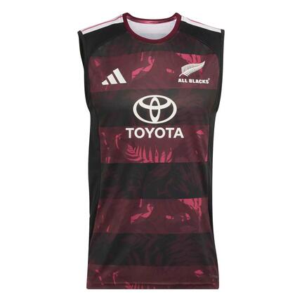 Débardeur d'entrainement Adidas All Blacks Noir et bordeaux
