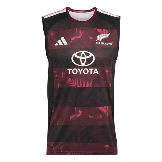 Débardeur d'entrainement Adidas All Blacks Noir et bordeaux