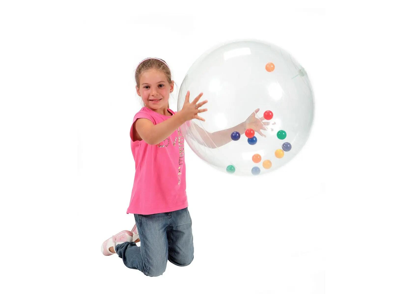 Gymnic Activity Ball Palla gonfiabile trasparente stimolo visivo e motorio 4/5