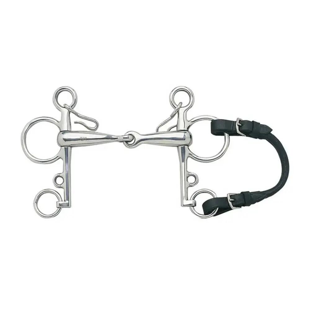 Leather Pelham Strap for Horse Zaldi 2/2