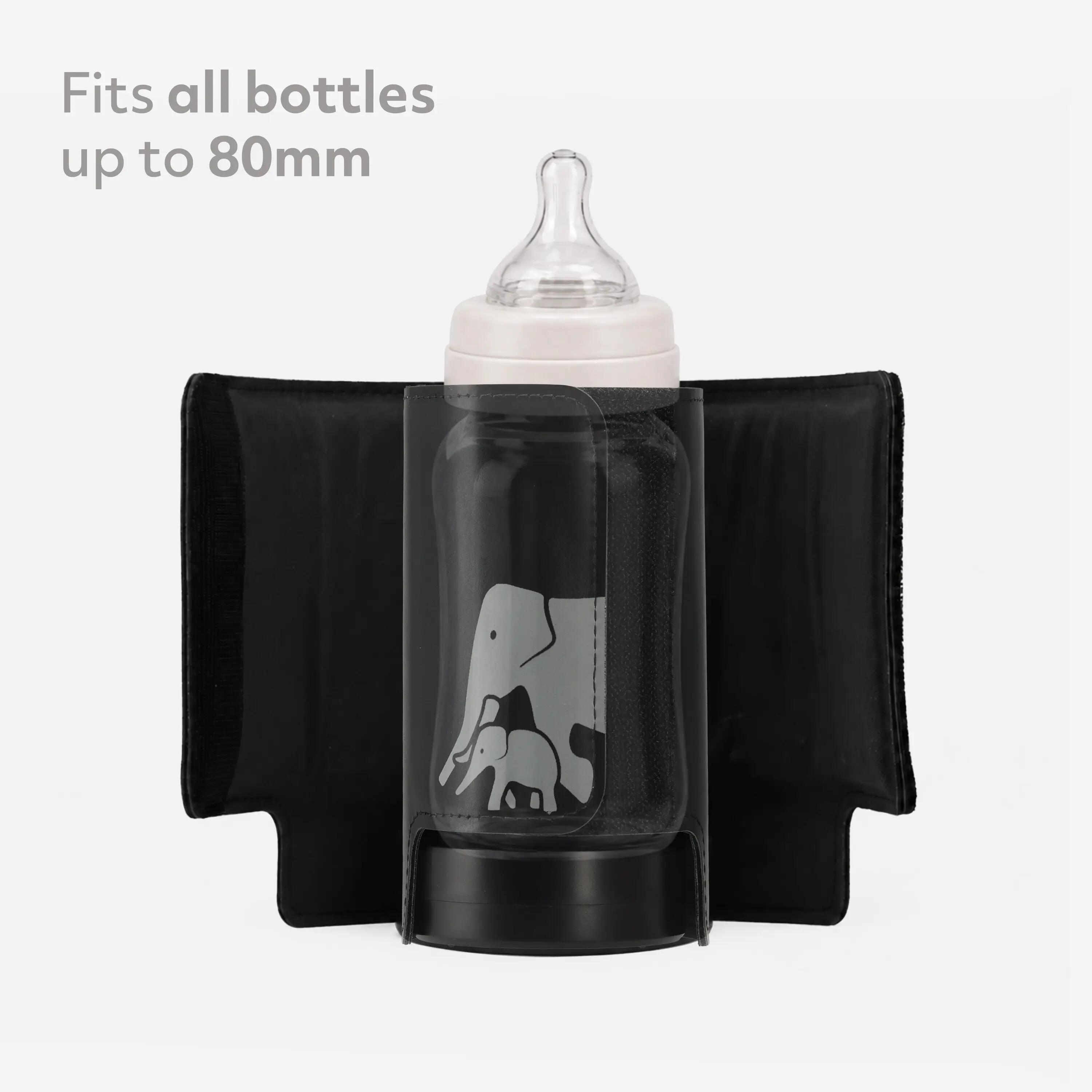 Deryan Chauffe-Biberon Portable Sleeve - Noir 3/4