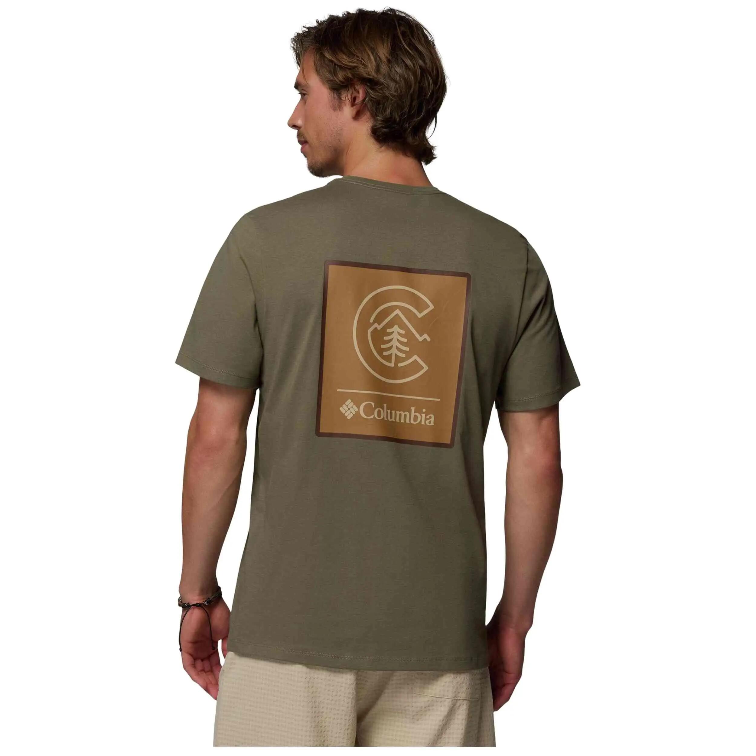 Kurzarmshirt Columbia Modell Camiseta Columbia CSC Logo Back manga co für männer 3/5