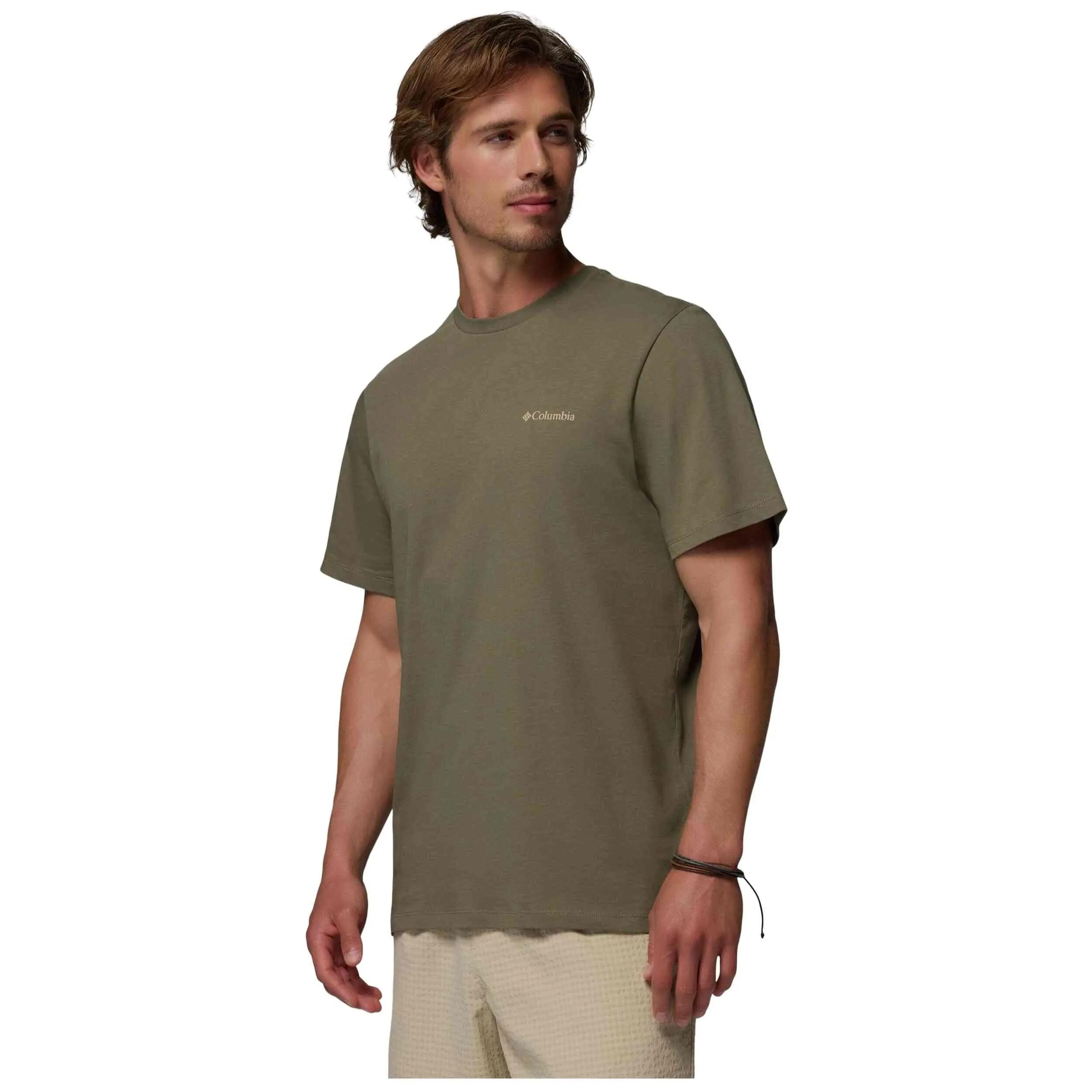 Kurzarmshirt Columbia Modell Camiseta Columbia CSC Logo Back manga co für männer 2/5