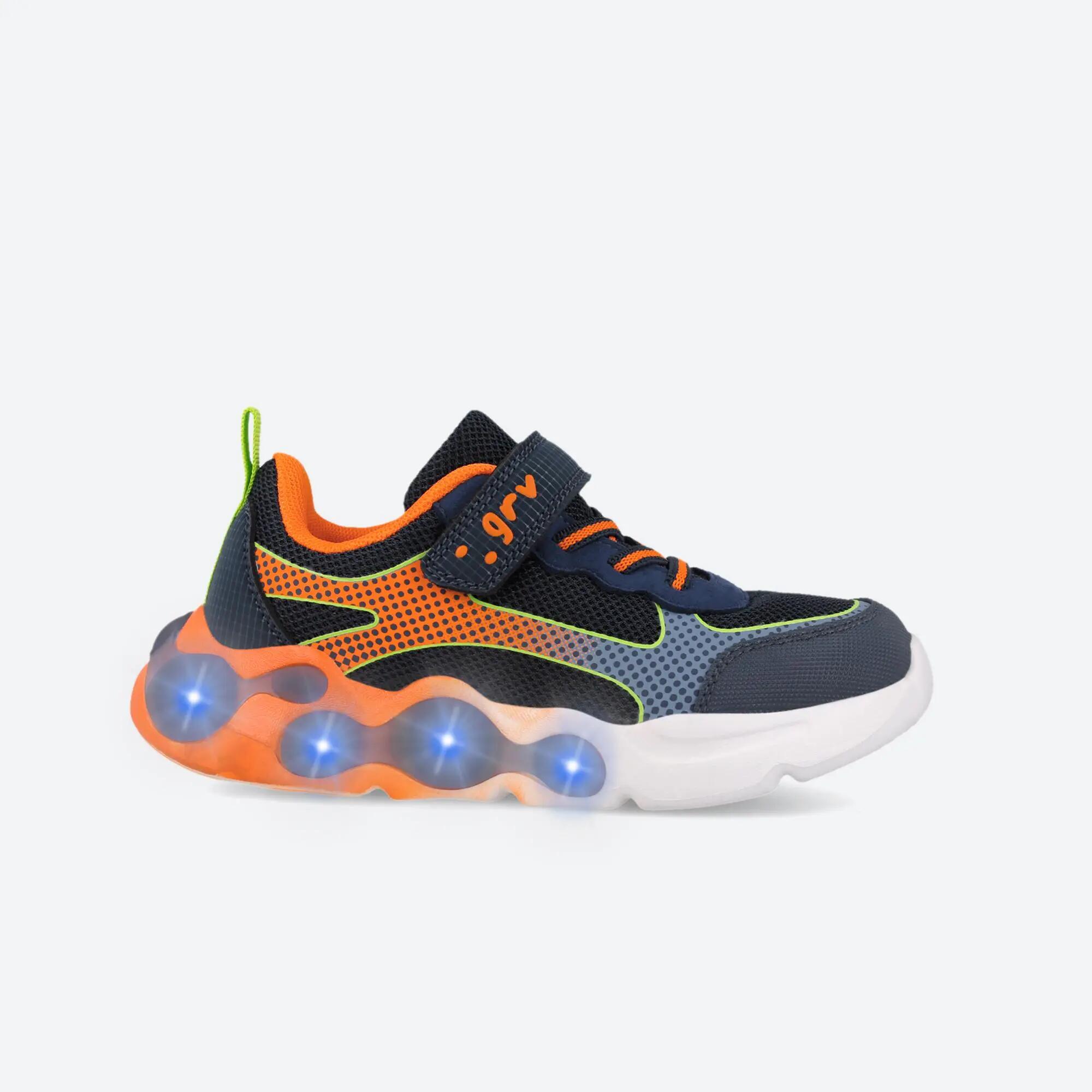 Zapatillas deportivas  Niños Garvalín 261815A Azul / Naranja Cierre adherente 7/7