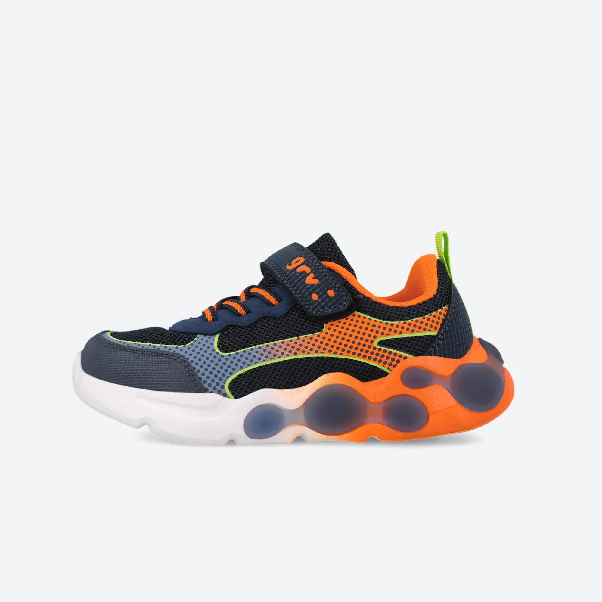 Zapatillas deportivas  Niños Garvalín 261815A Azul / Naranja Cierre adherente 5/7