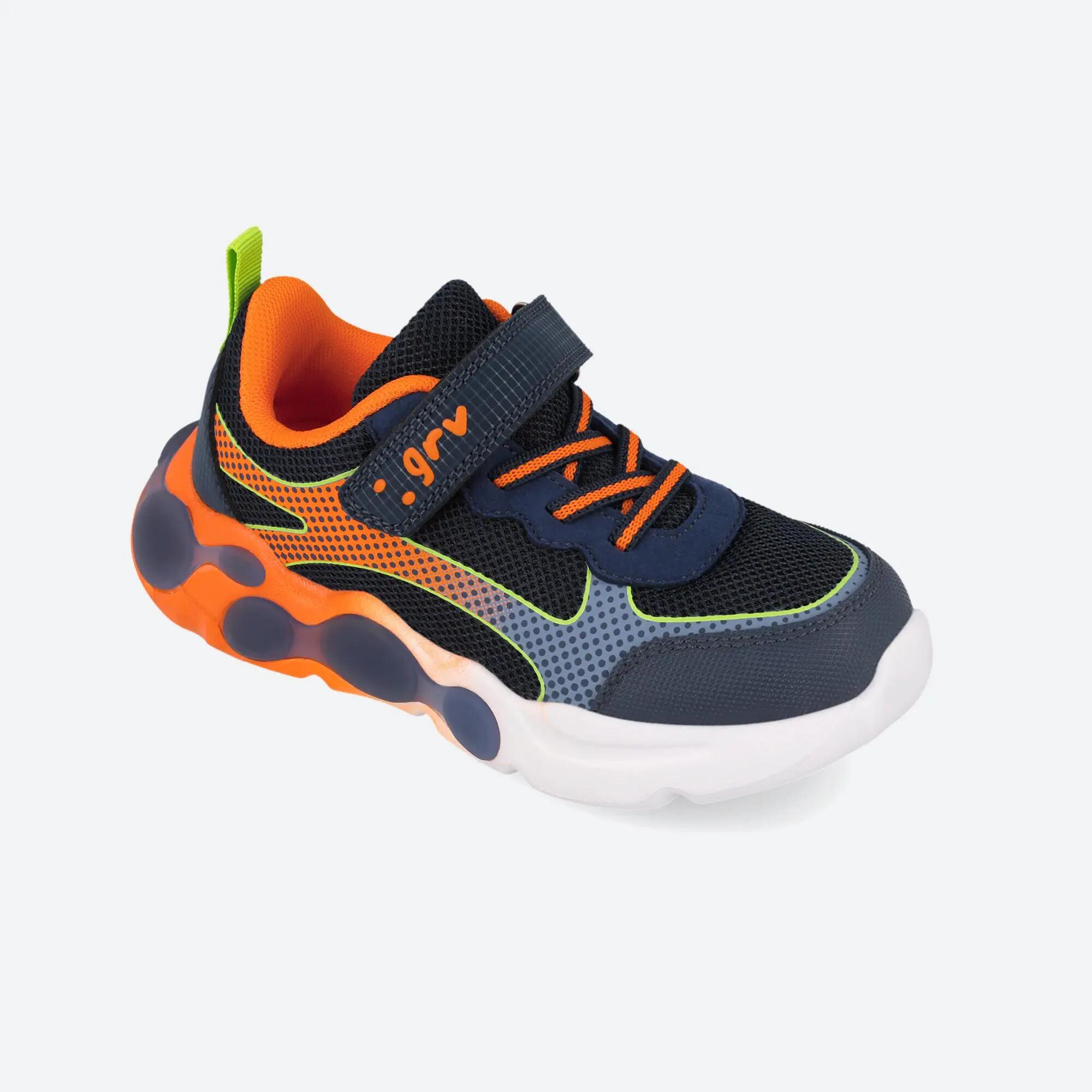 Zapatillas deportivas  Niños Garvalín 261815A Azul / Naranja Cierre adherente 4/7