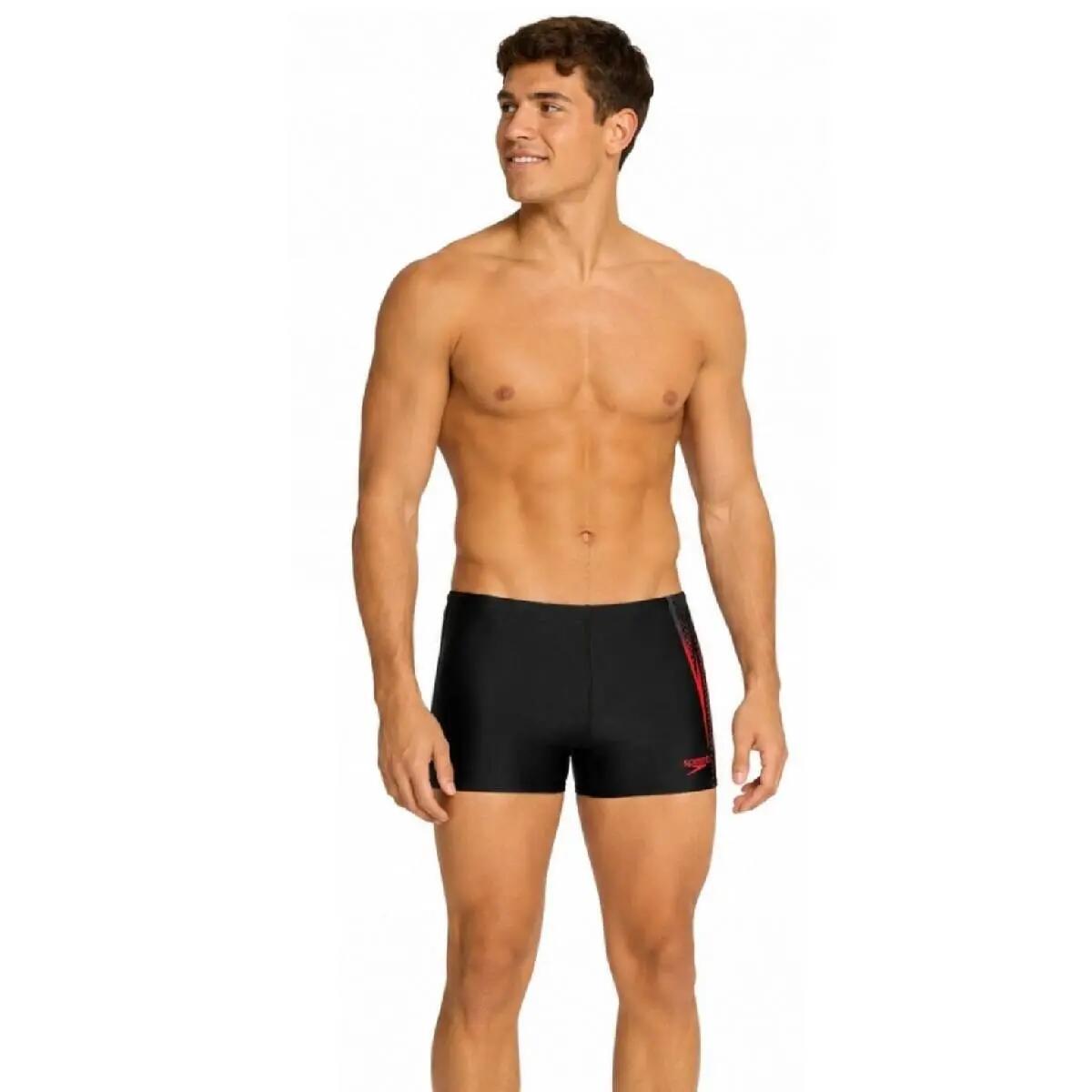 Spodenki Speedo Bokserki Placement Aquashort Red 2/2