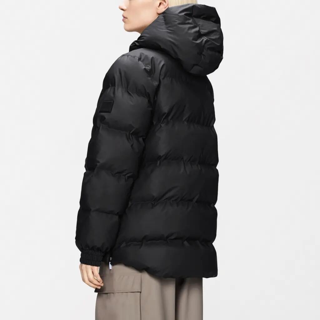 Giacca Rains Modello 16980r Alta Line Puffer Jacket W3t3 Colore Nero 2/5
