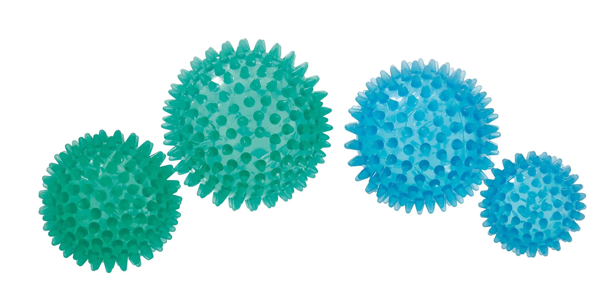 Gymnic Reflexball Palla riccio rigida Ø 8 cm verde massaggio e riflessologia 2/7