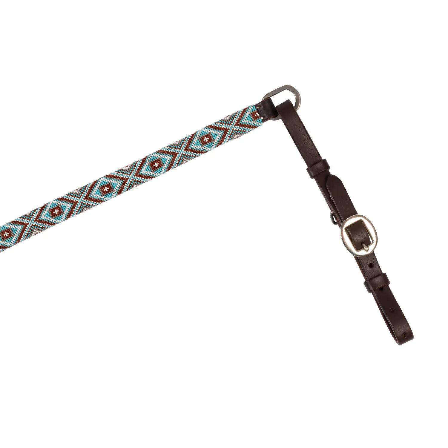 Plastron western en huile avec perles de diamant 5/5